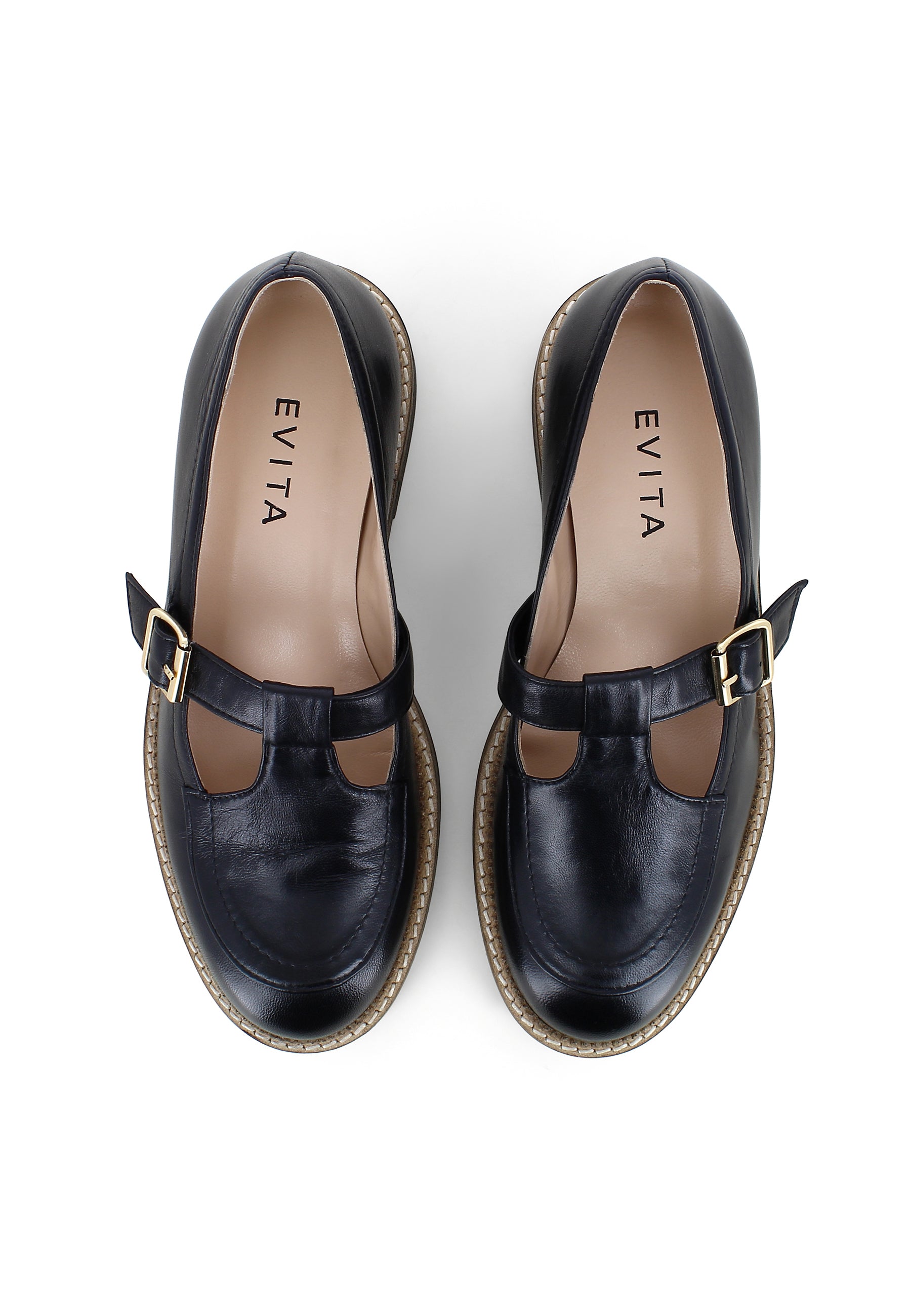 MARA Damen Slipper - Glanzleder Schwarz