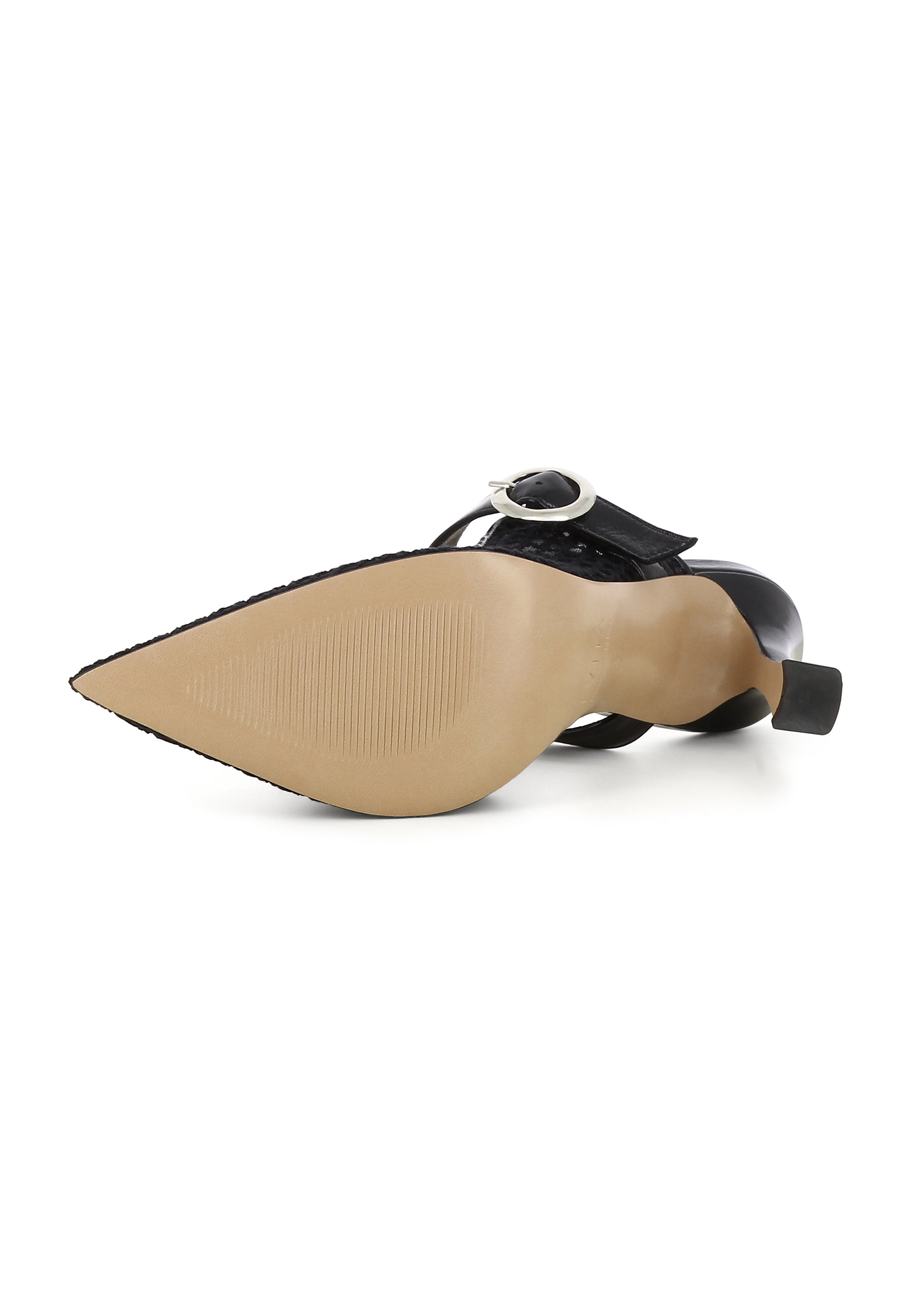 PIA Damen Pantolette - Mesh Schwarz