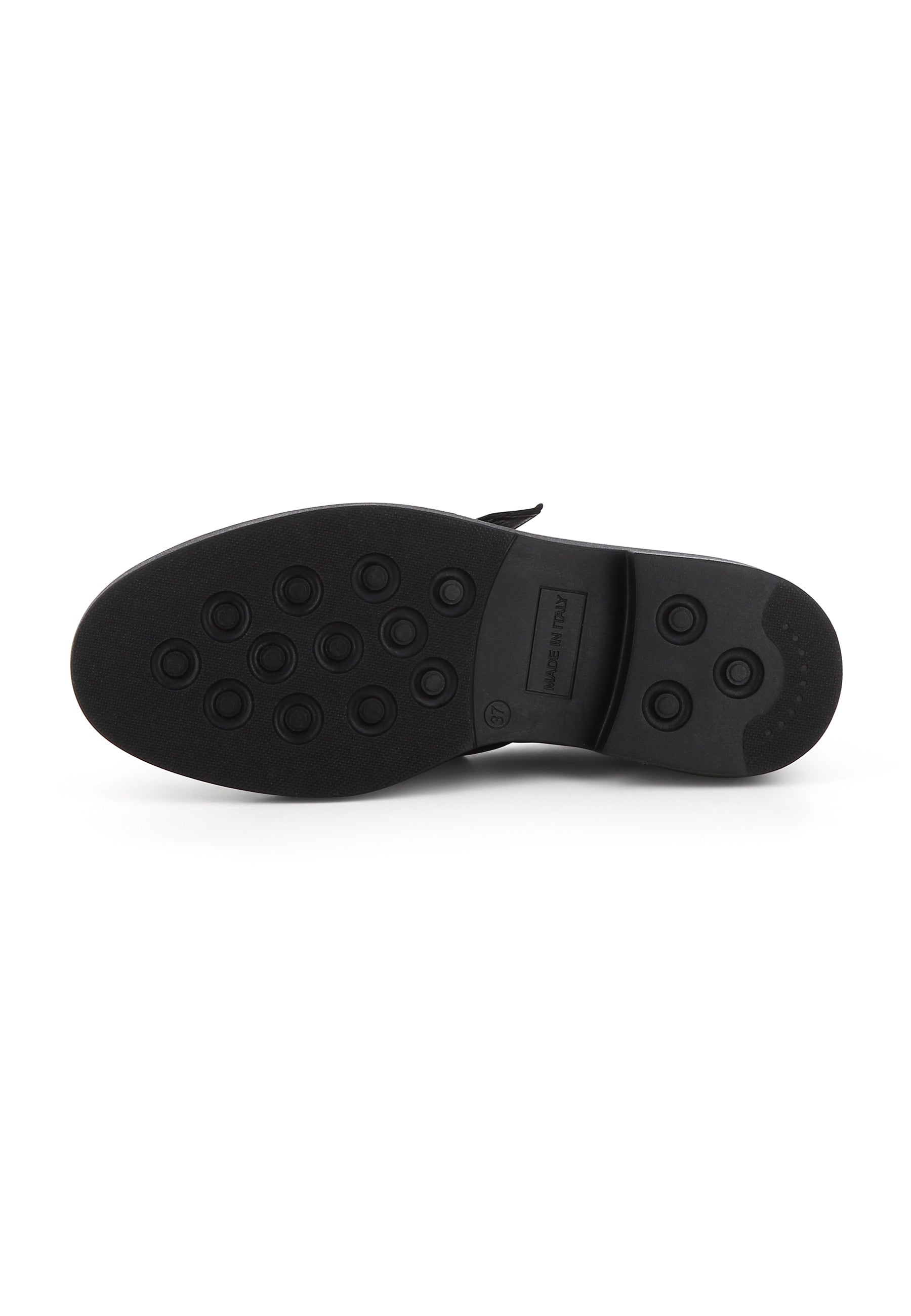 MARA Damen Slipper - Glanzleder Schwarz