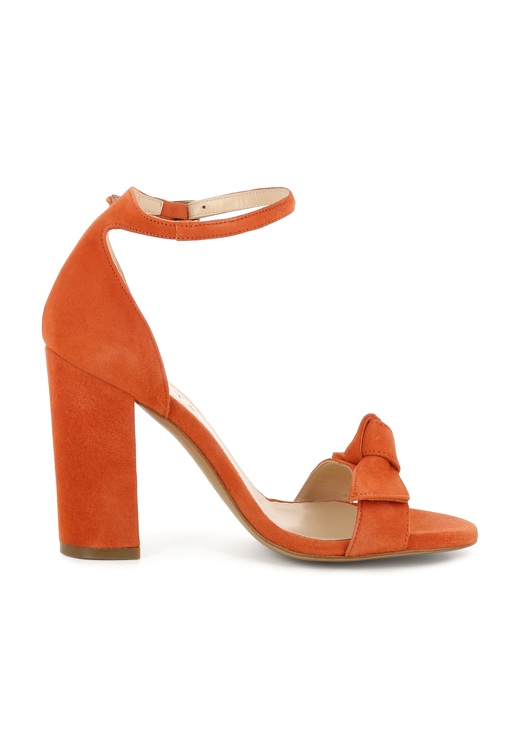 EVA Damen Sandalette - Rauleder Orange