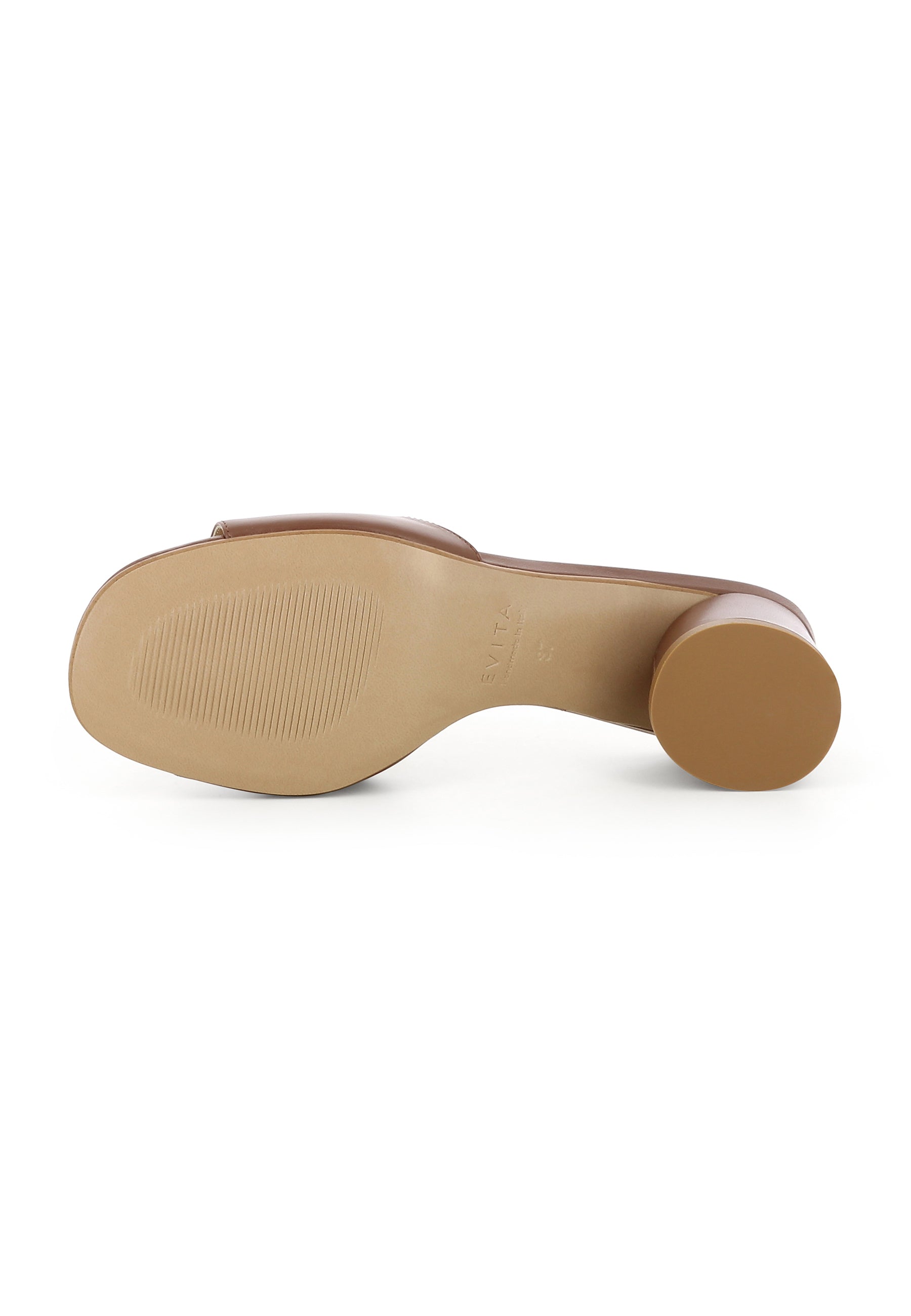 DORI Damen Pantolette - Glattleder Braun