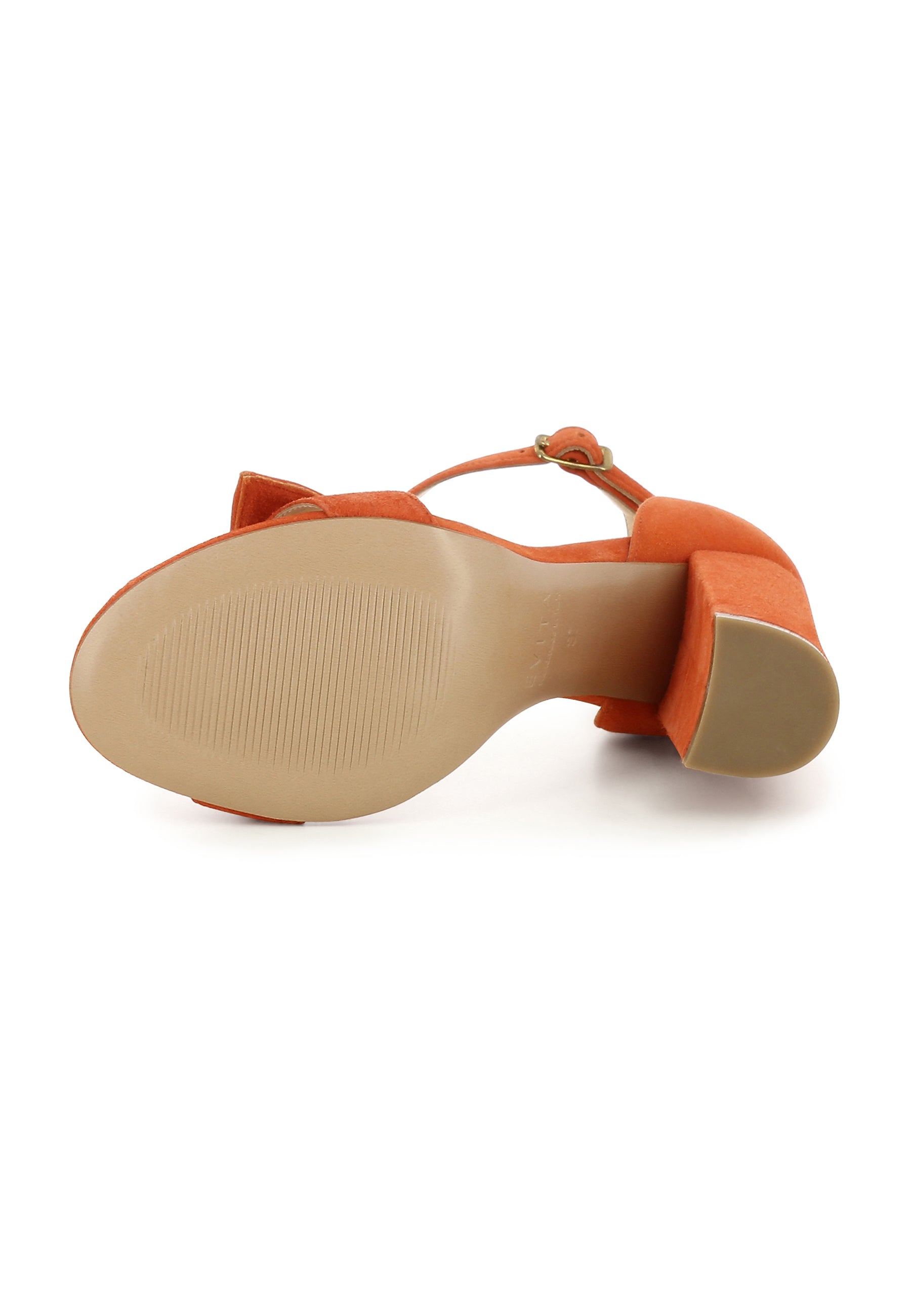 EVA Damen Sandalette - Rauleder Orange