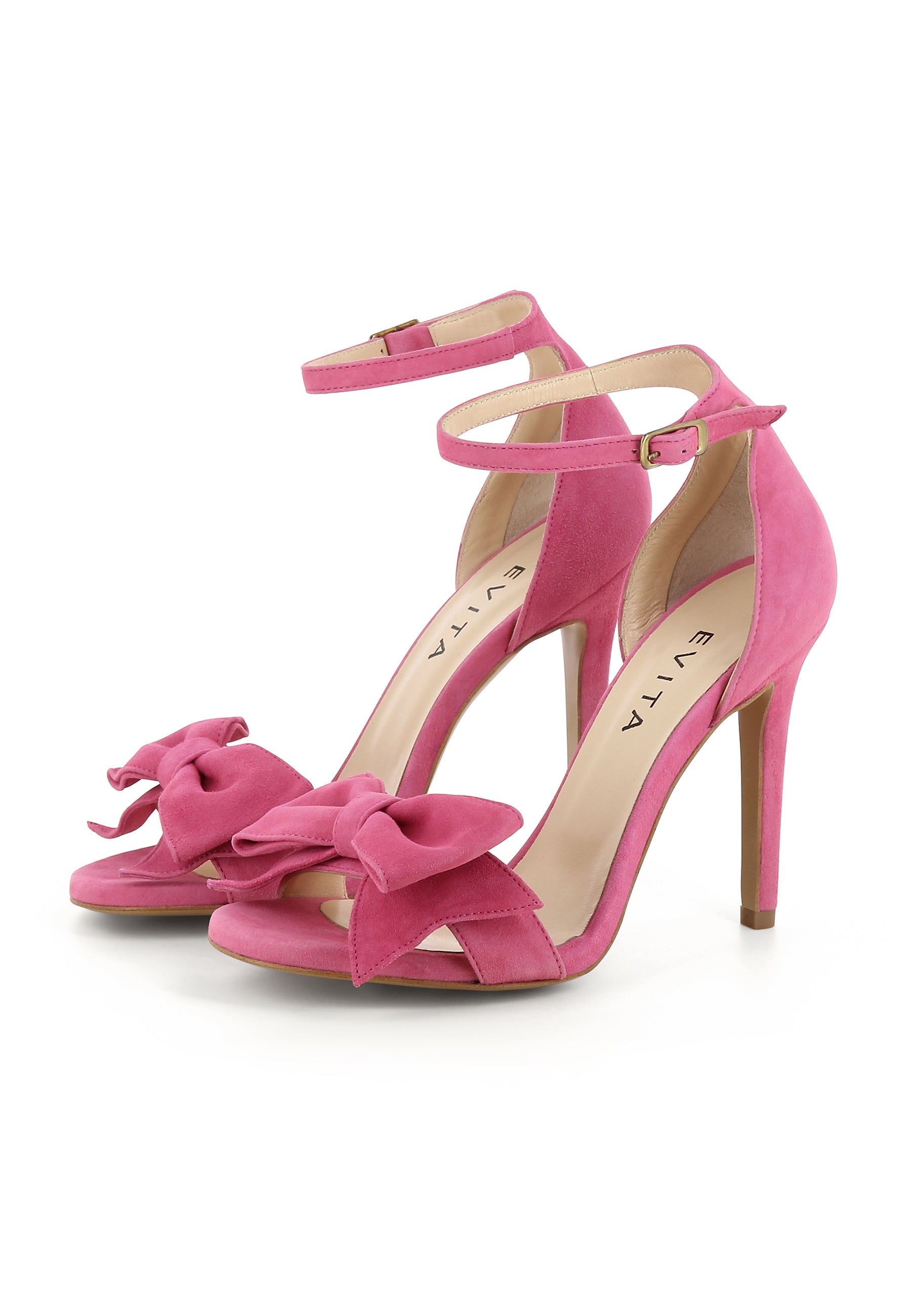 EVA women's sandals - suede pink