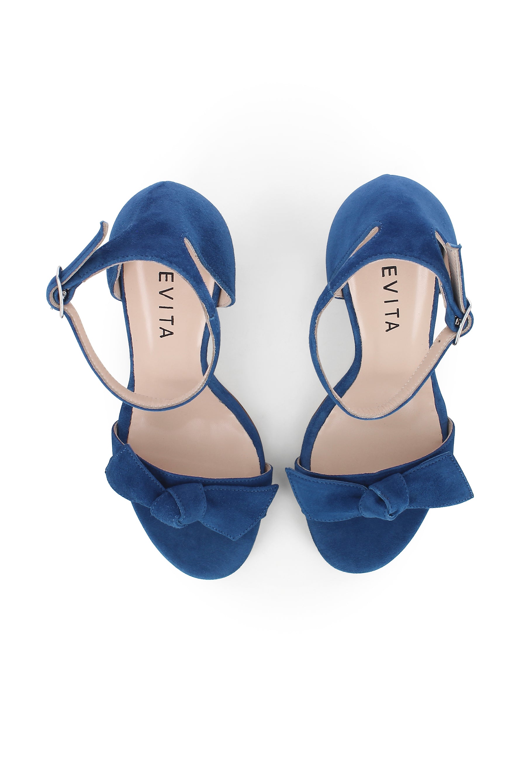 EVA women's sandals - suede blue