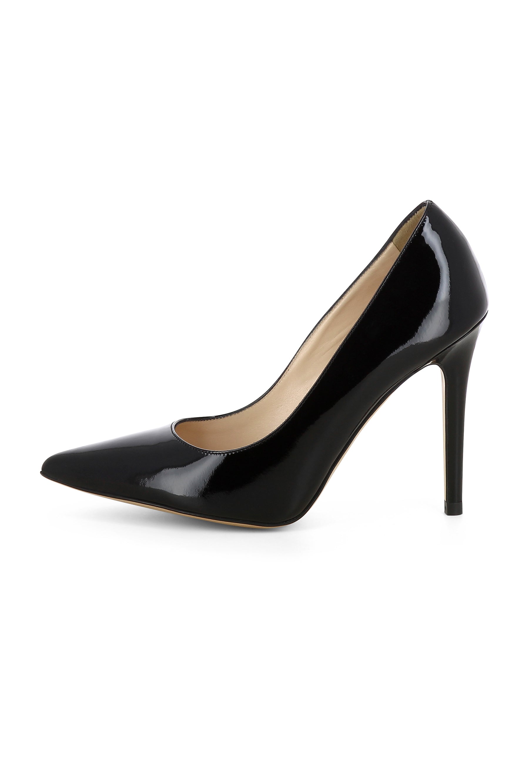 ALINA Damen Pumps - Lackleder schwarz