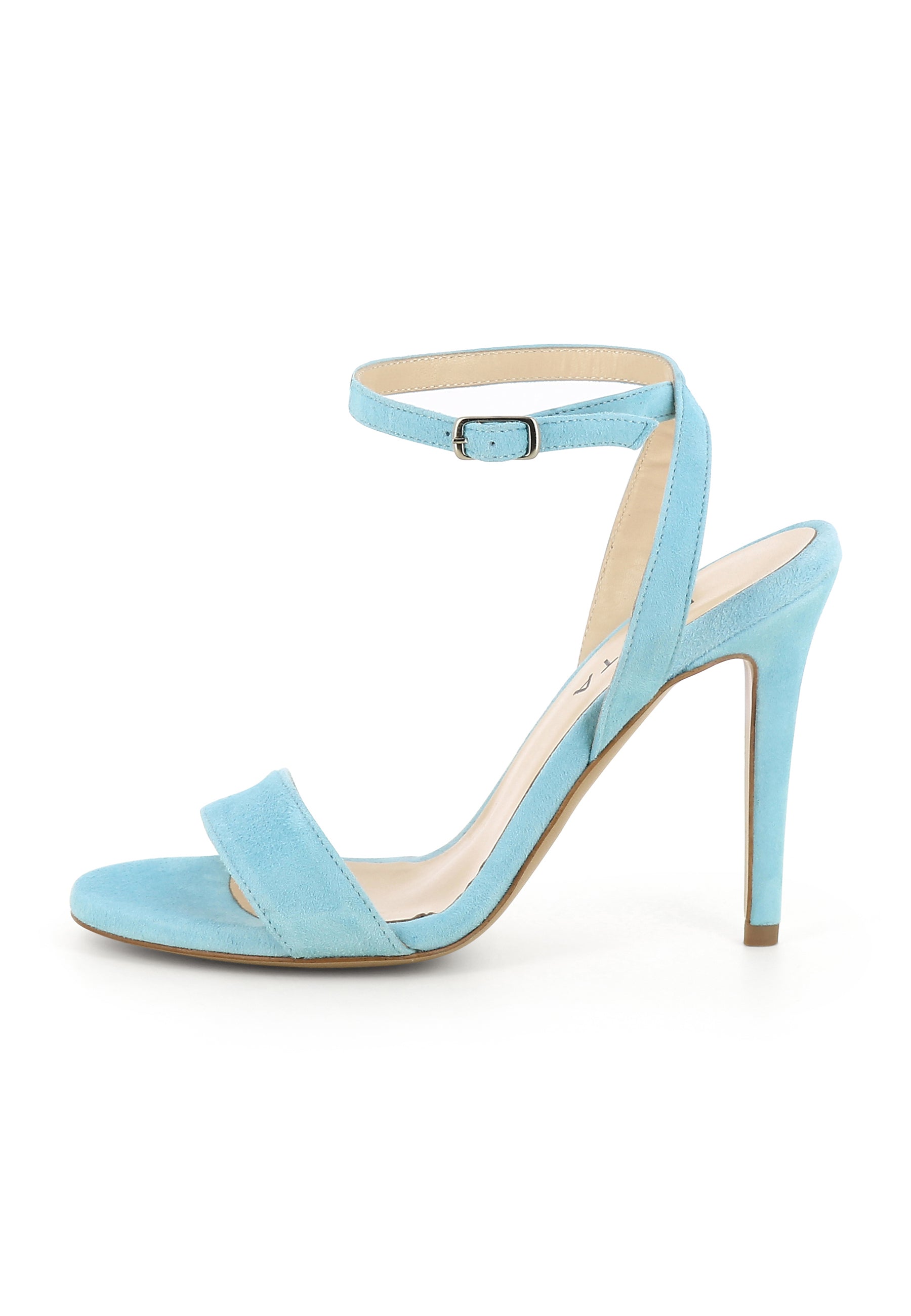 EVA Damen Sandalette - Rauleder Hellblau