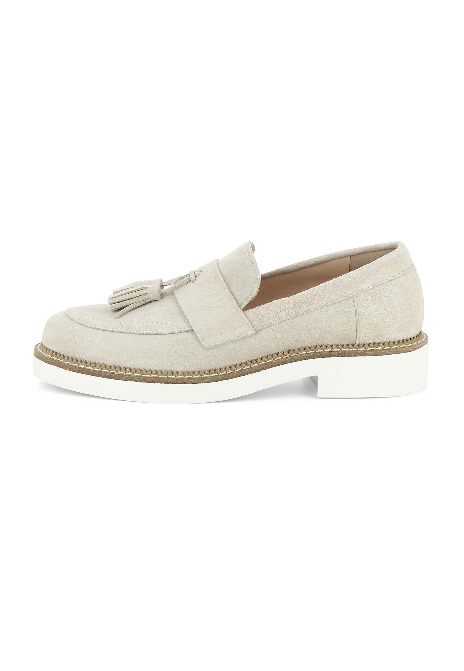 MARA Damen Slipper - Rauleder Beige