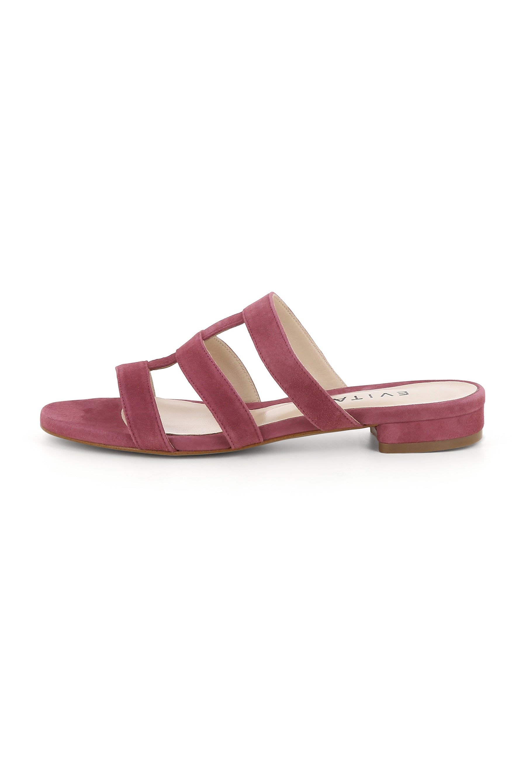 SALVINA Damen Pantolette - Velours Mauve