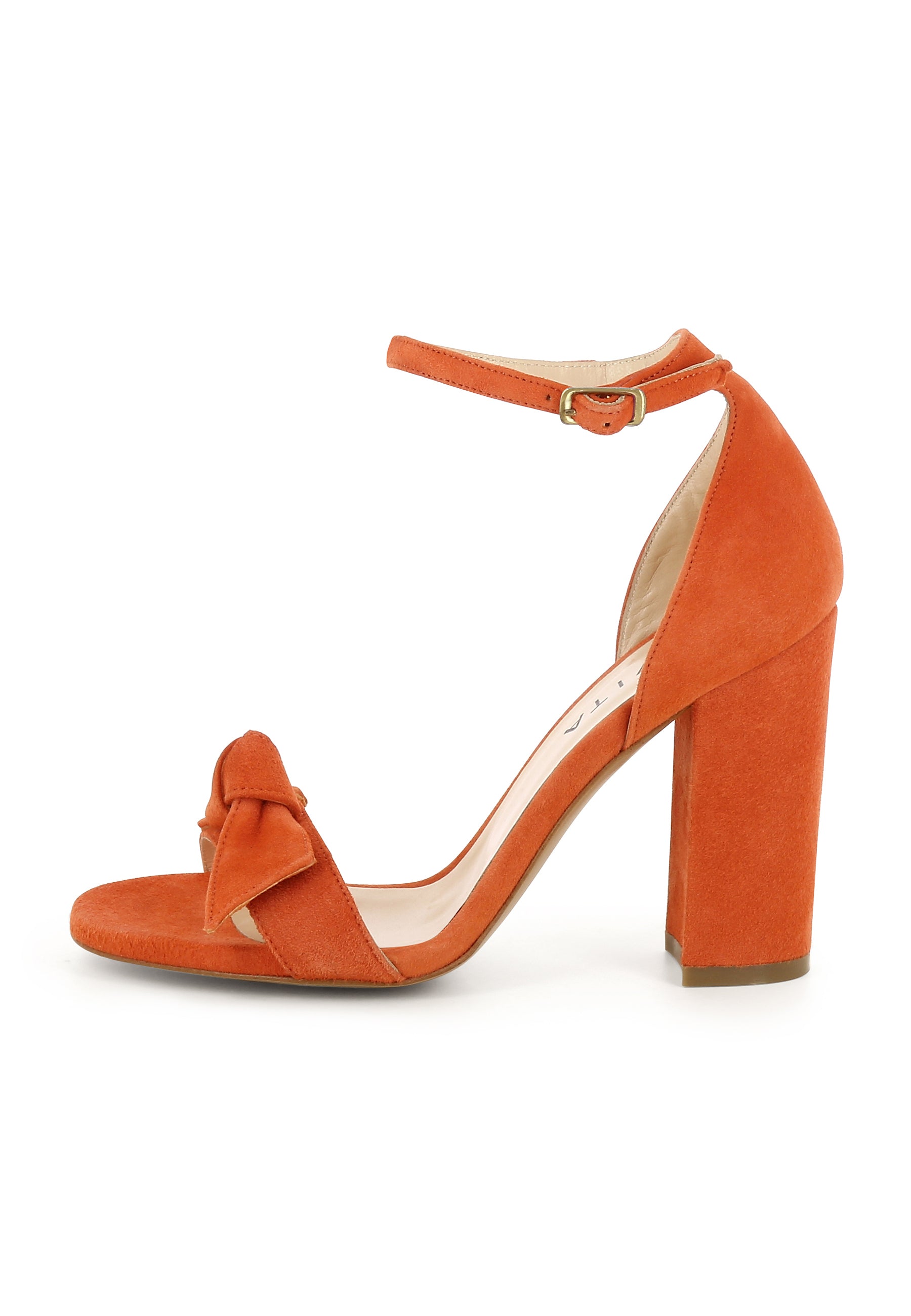 EVA Damen Sandalette - Rauleder Orange