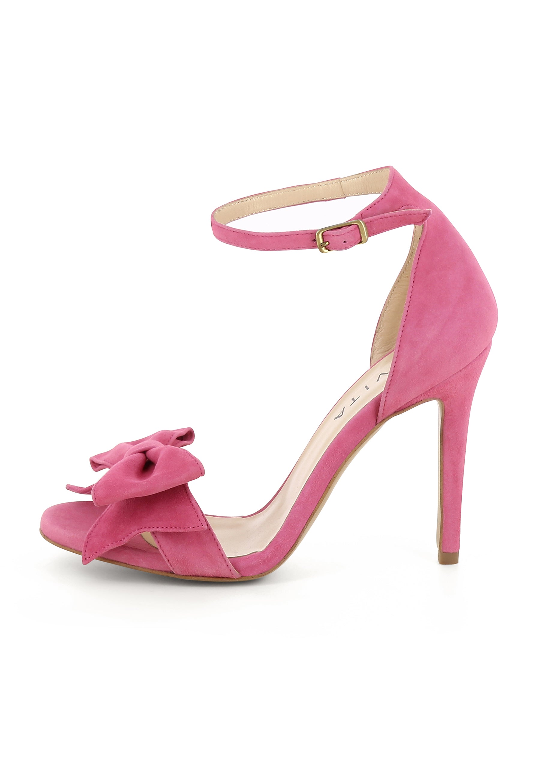 EVA women's sandals - suede pink