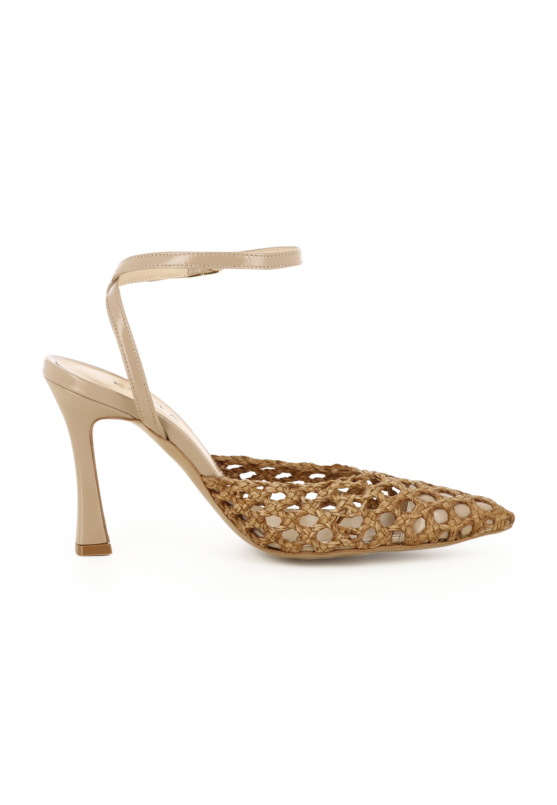 PIA Damen Pumps Halboffen - Raffia Cognac