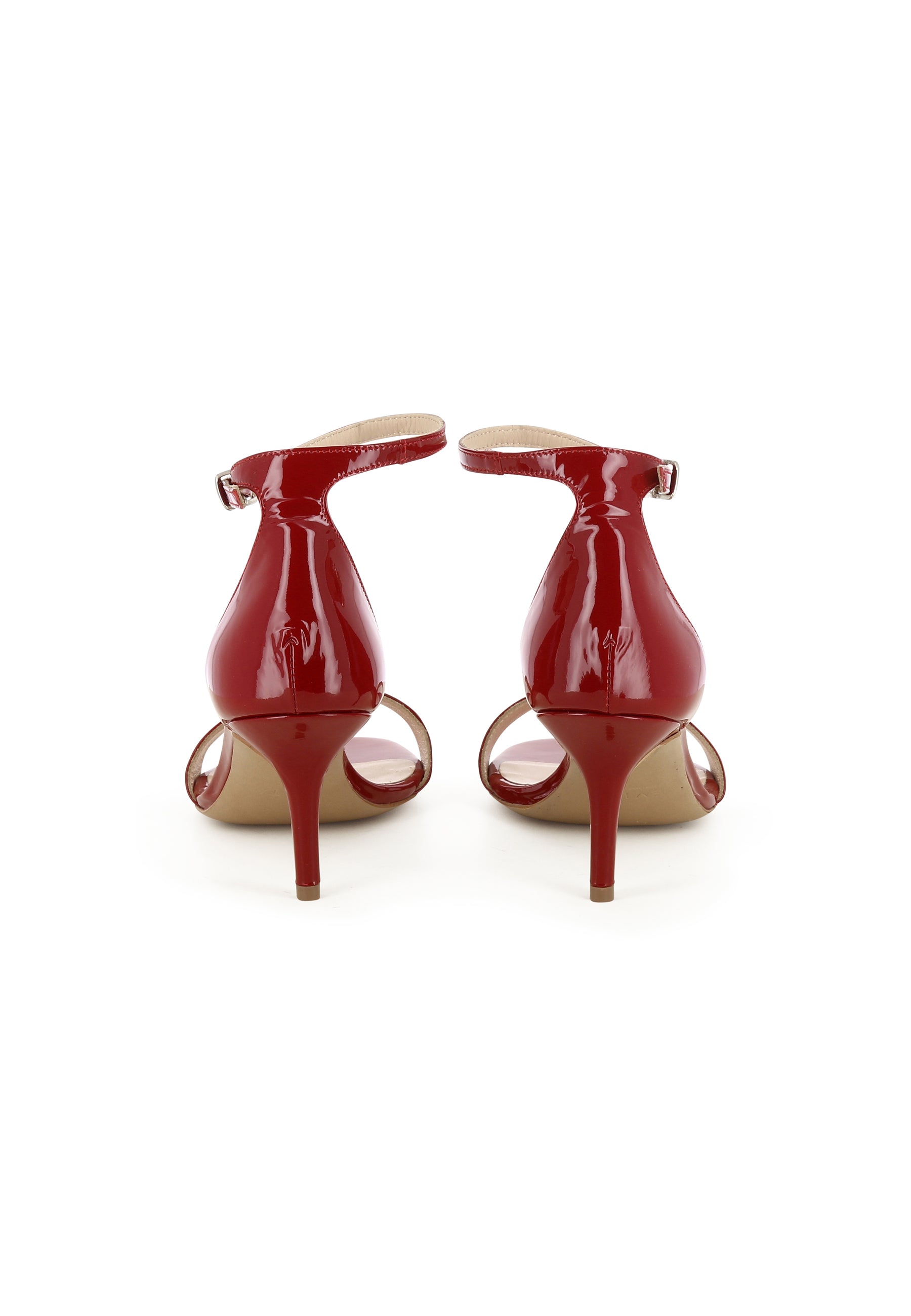VERONICA Damen Sandalette - Lackleder Rot