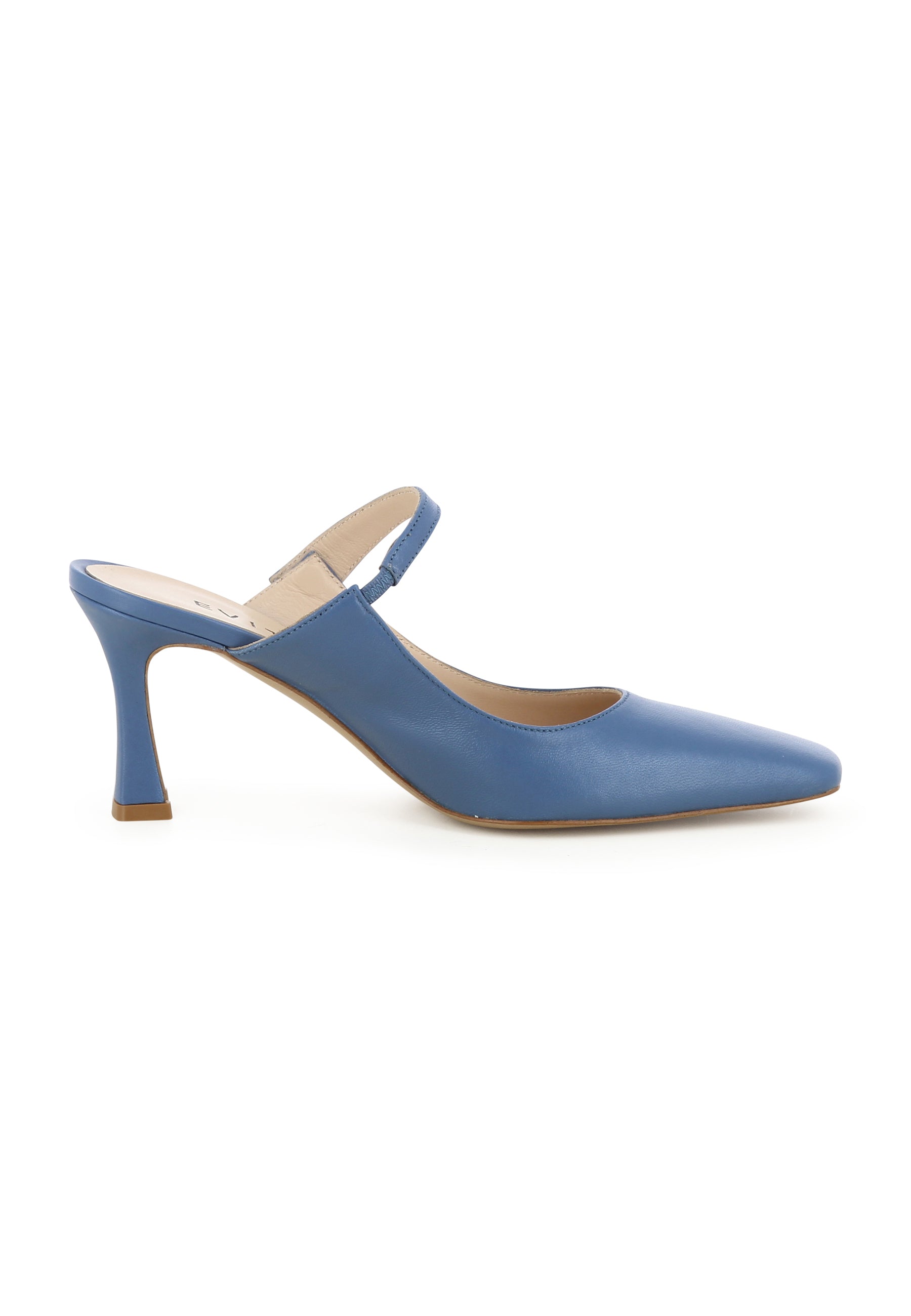 CARMELA Damen Pantolette - Glattleder Blau