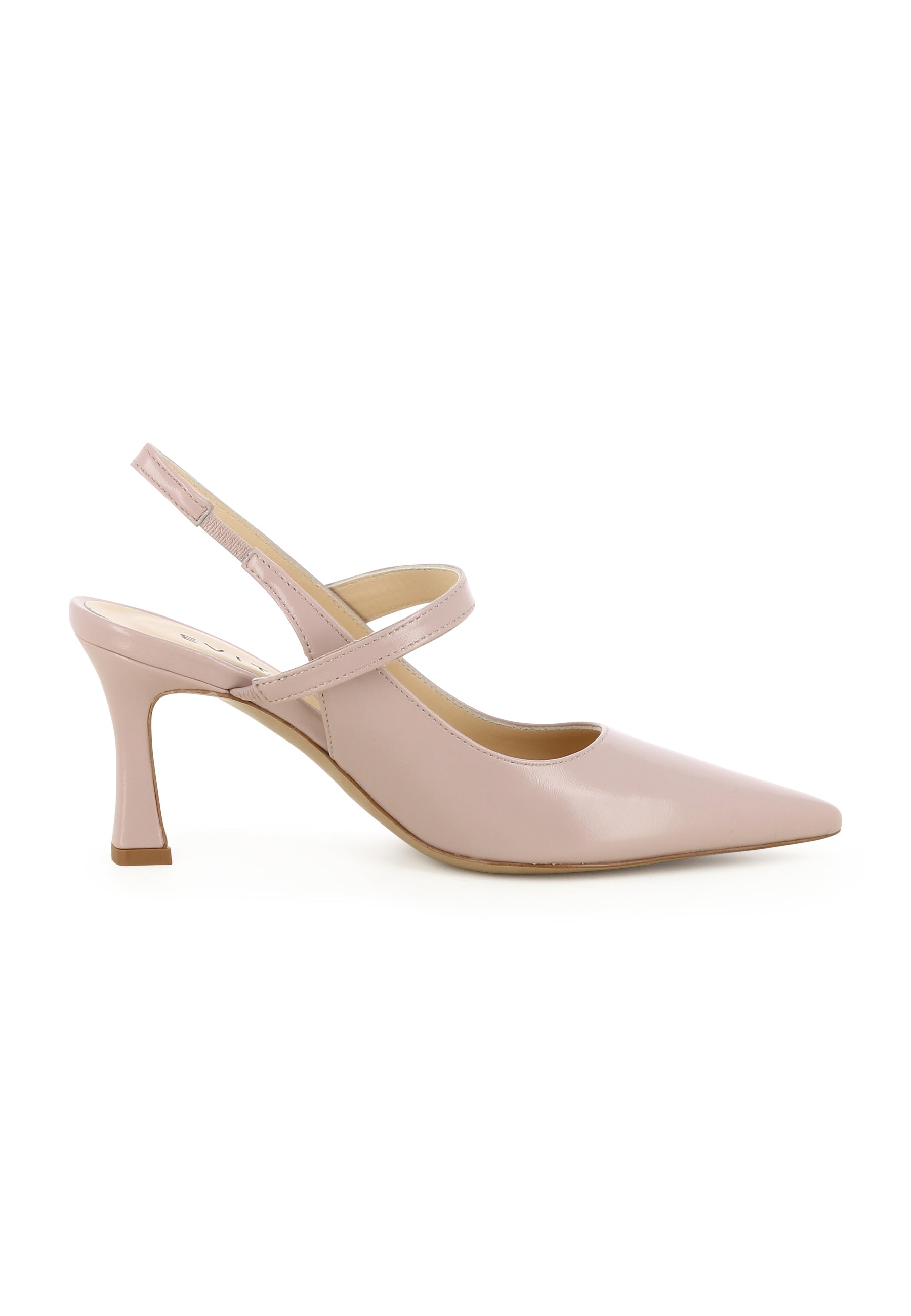PENELOPE Damen Sling Pumps - Knautschlackleder Puder