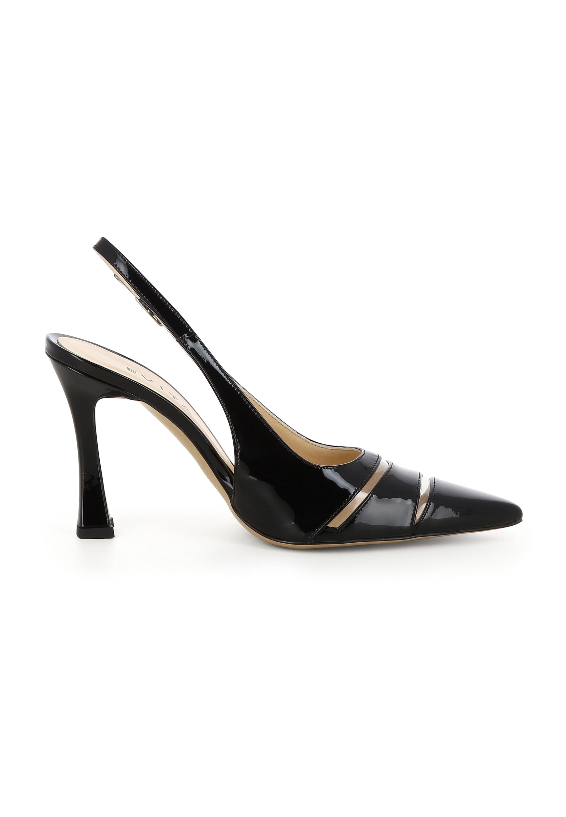PIA Women's Sling Pumps - Patent Leather Black