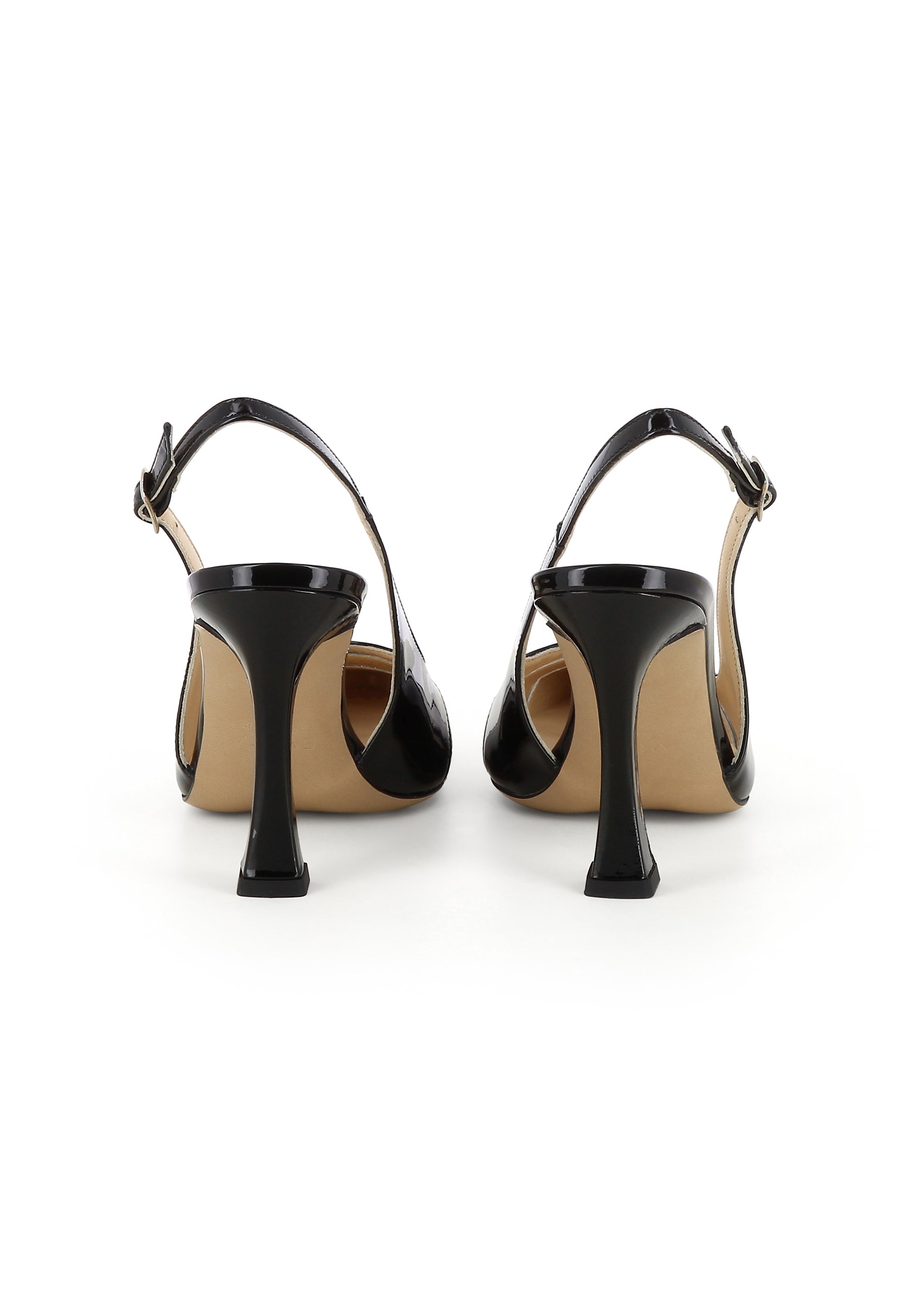 PIA Women's Sling Pumps - Patent Leather Black