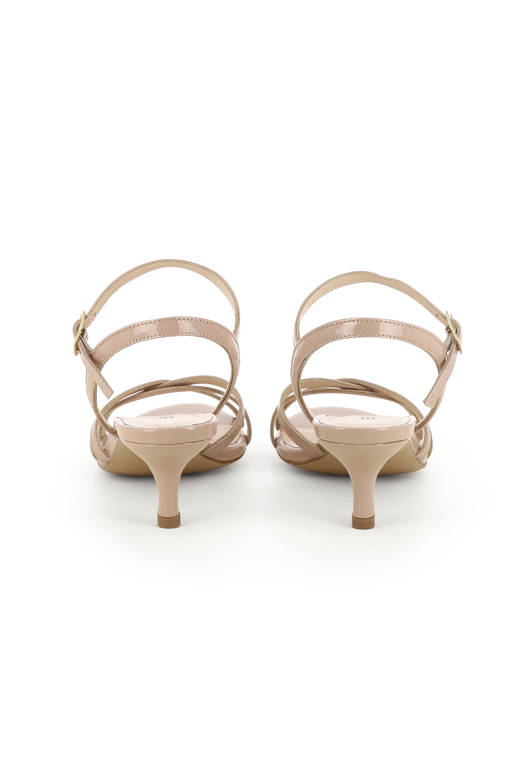 GIOIA Damen Sandalette - Lackleder Altrosa