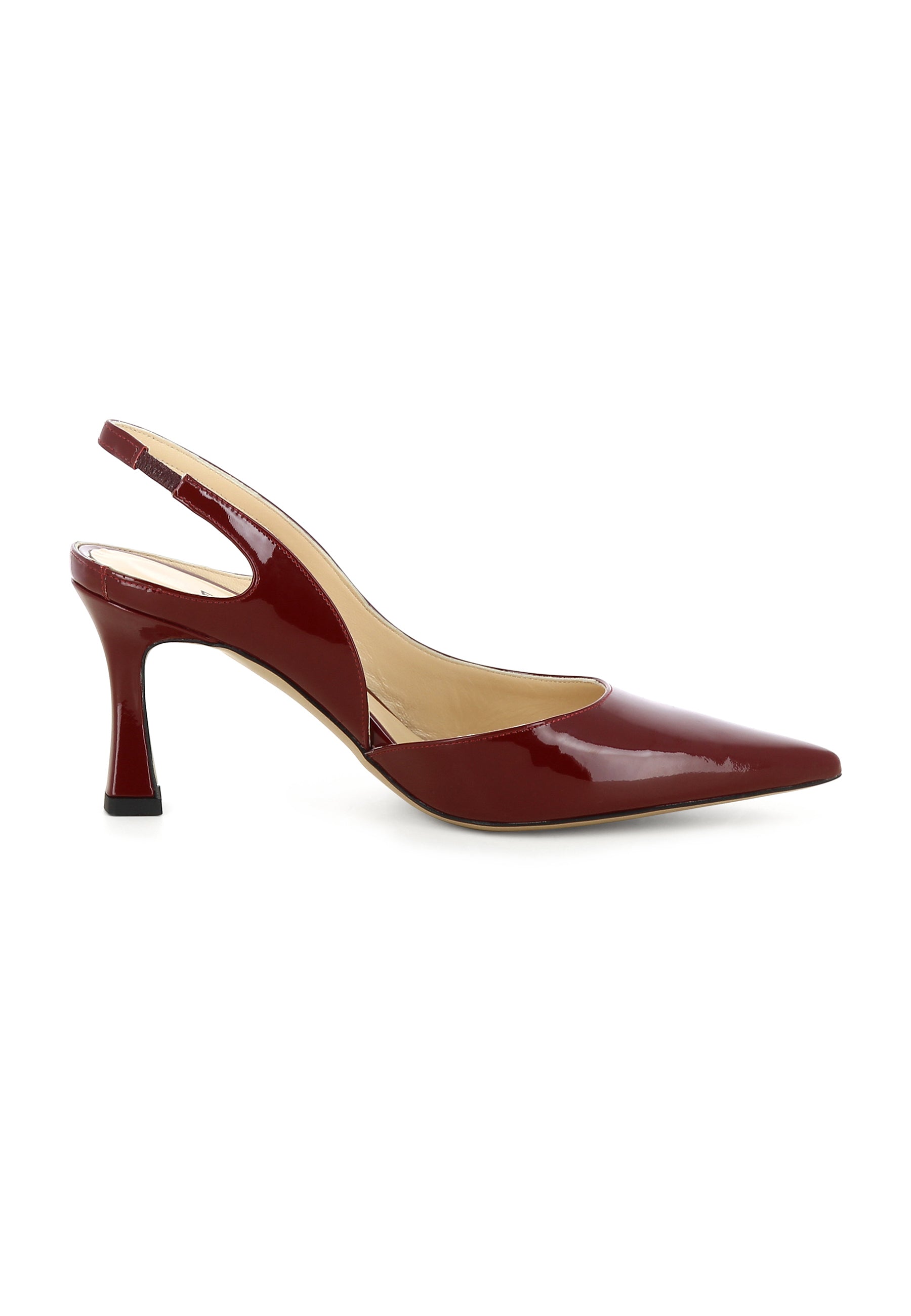PENELOPE Damen Sling Pumps - Lackleder Bordeaux