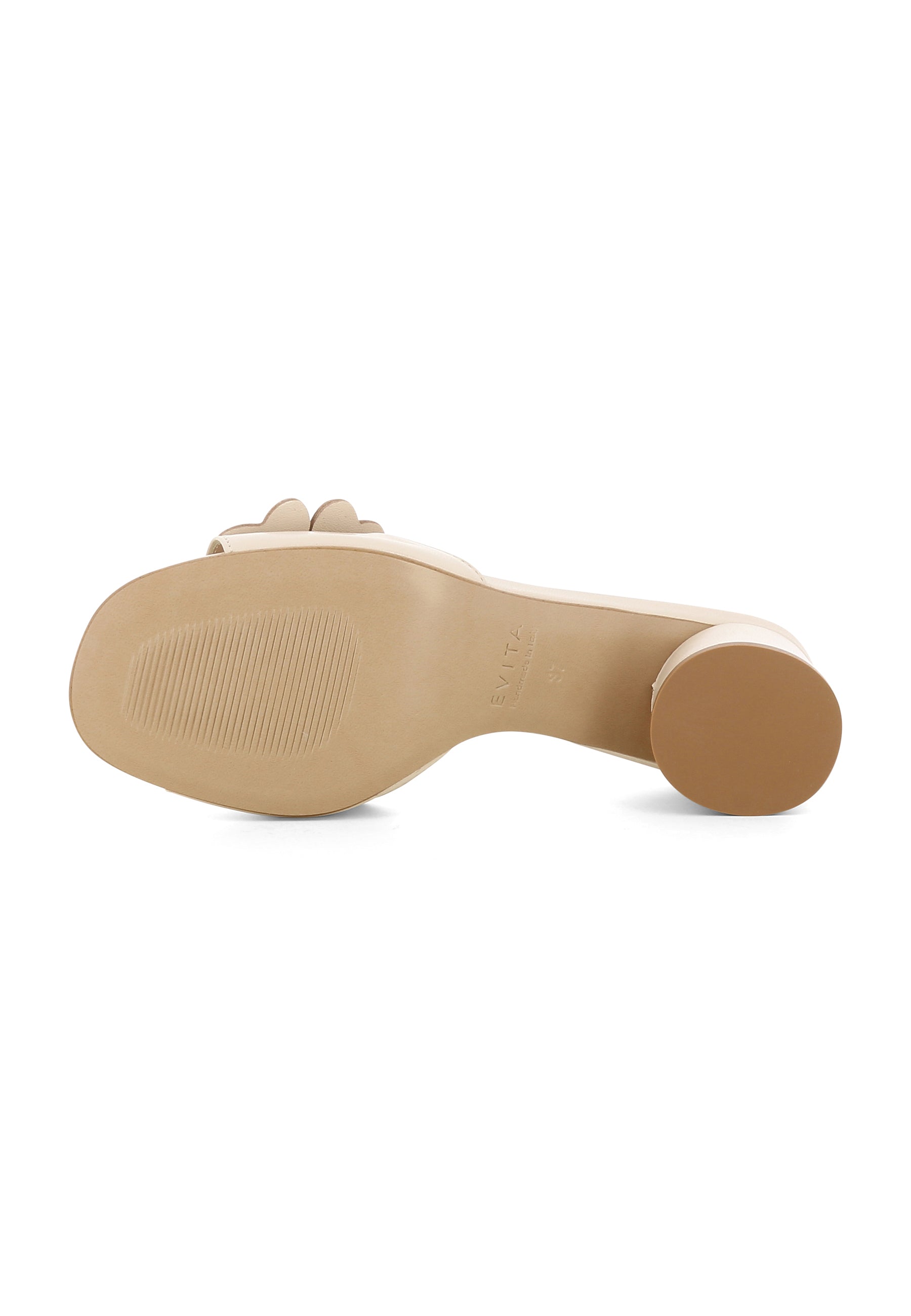 DORI Damen Pantolette - Glattleder Hellbeige