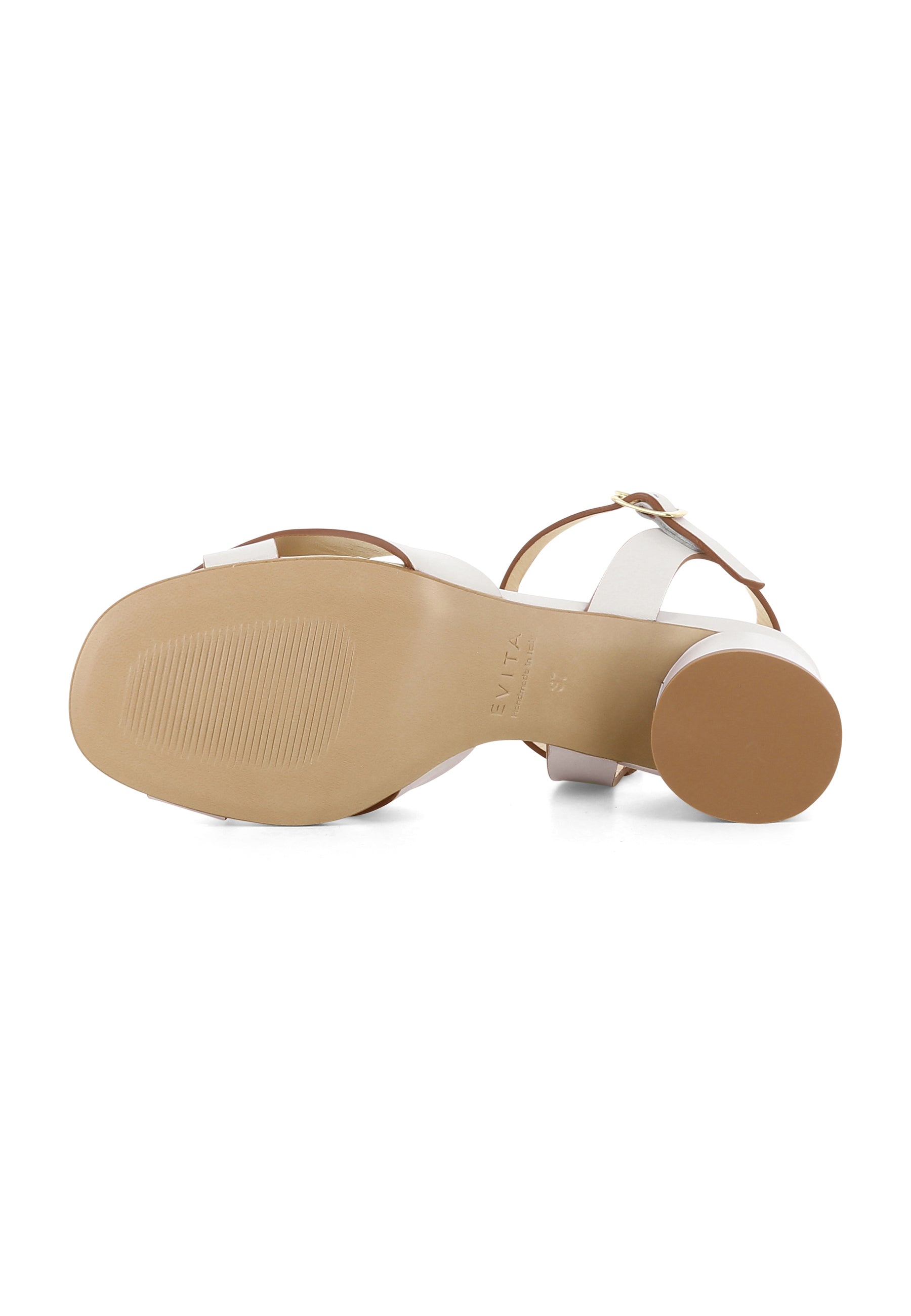 DORI Damen Sandalette - Glattleder Hellbeige