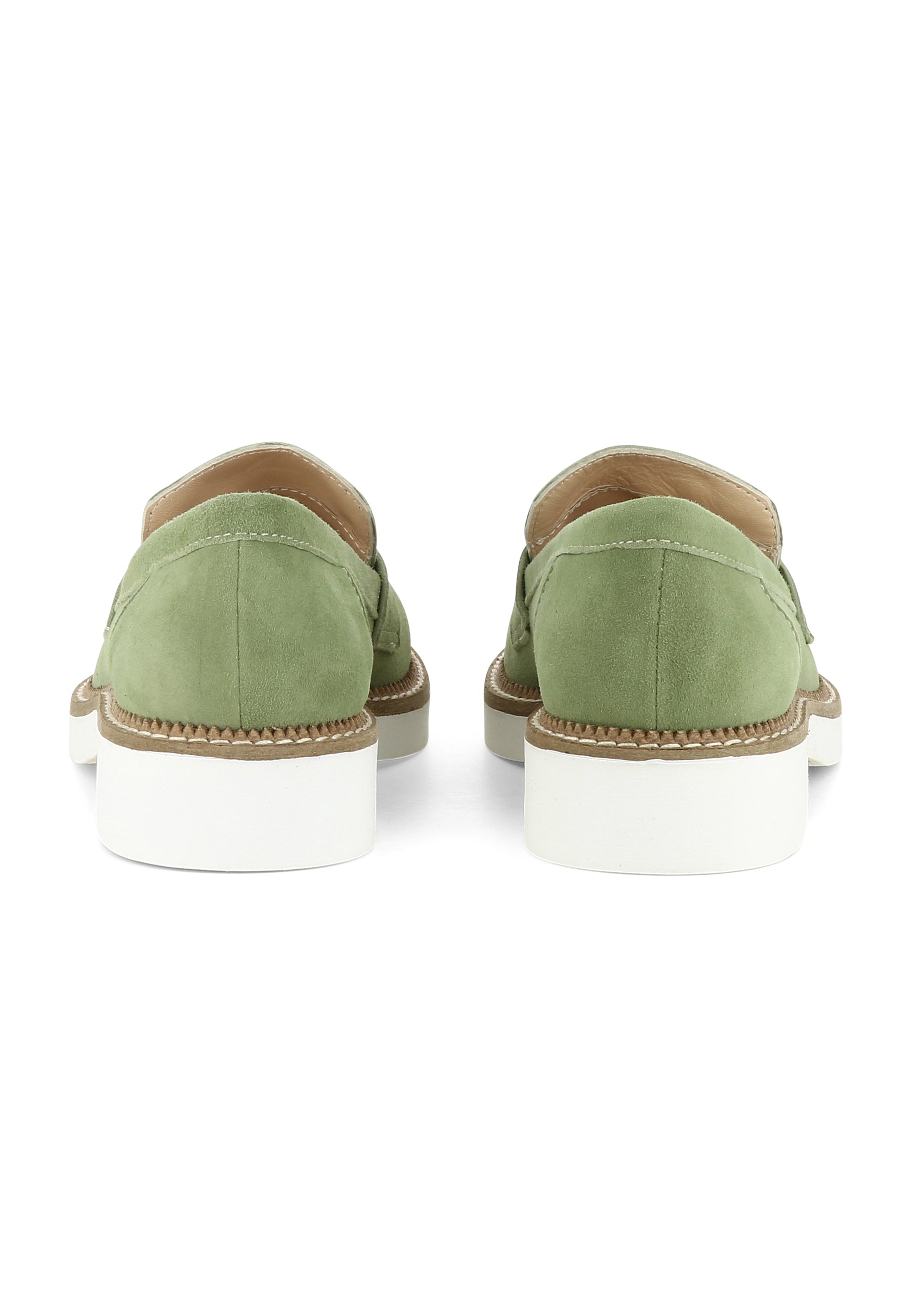 MARA women's slippers - suede olive