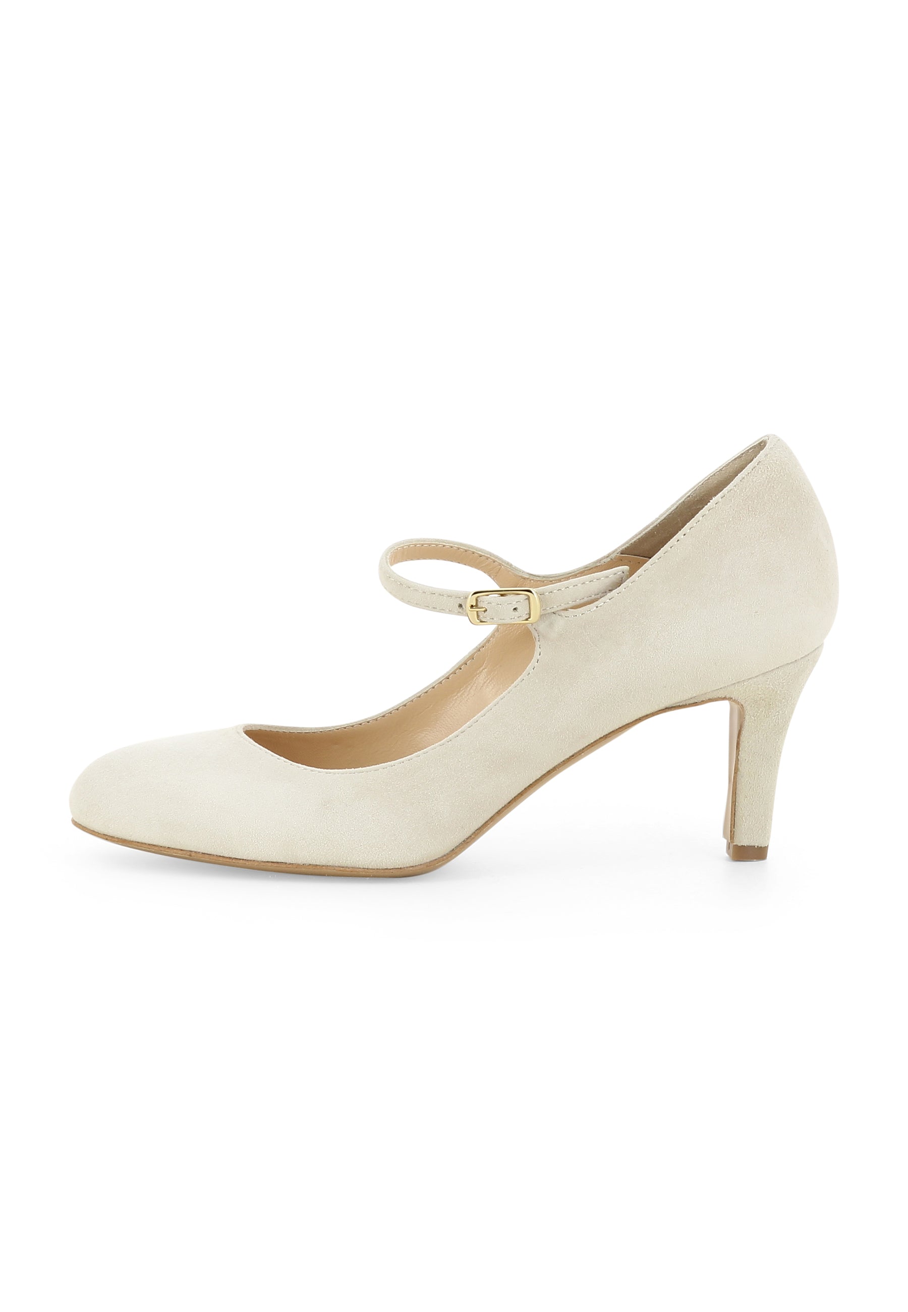 BIANCA Damen Pumps - Rauleder Beige