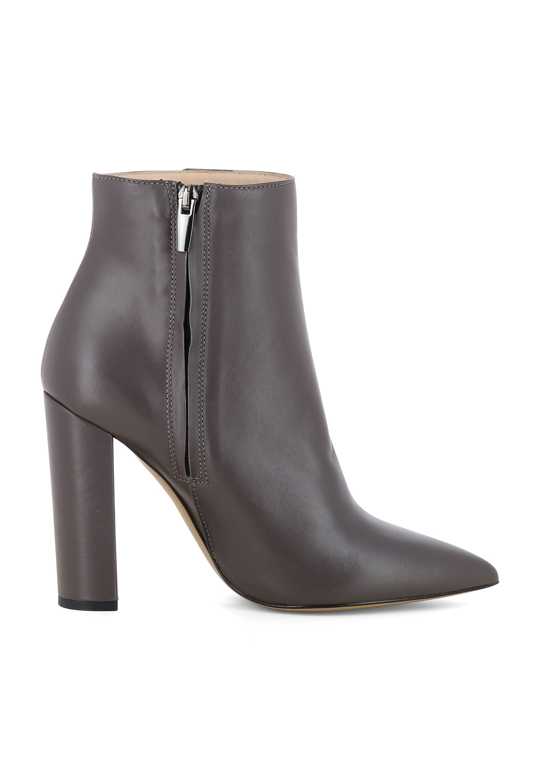 ALINA Damen Stiefelette - Glattleder Fango