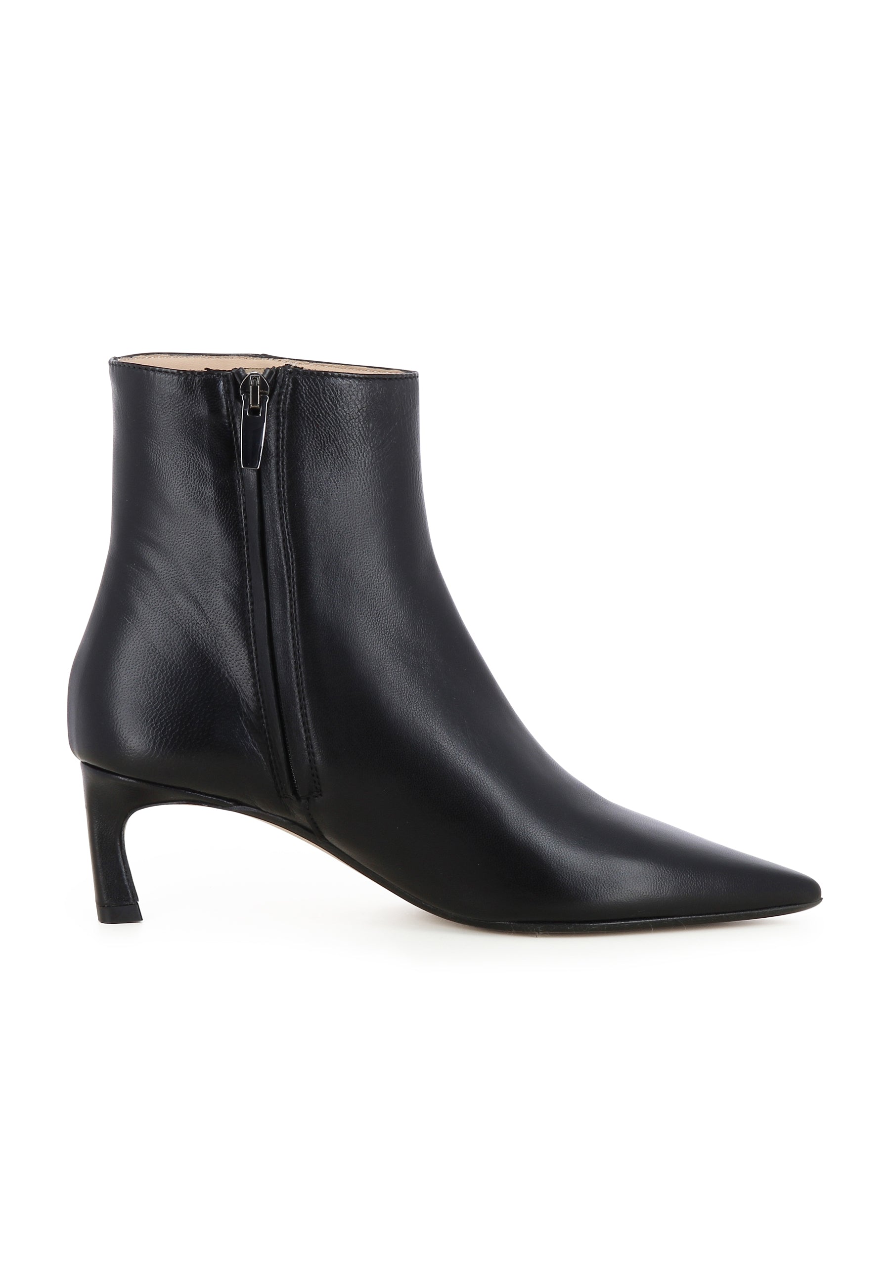 PERLA Damen Stiefelette - Glattleder Schwarz