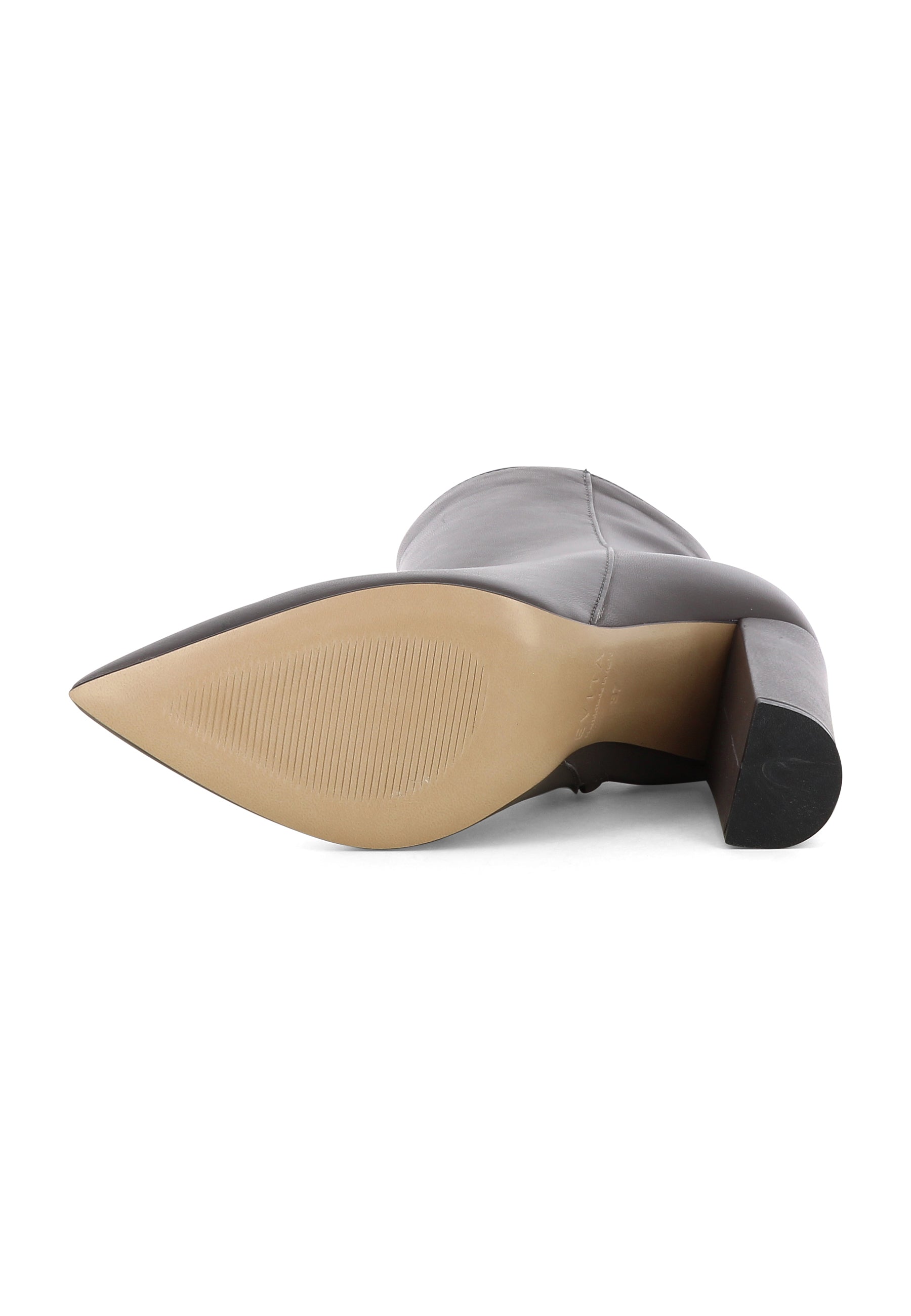 ALINA Damen Stiefelette - Glattleder Fango