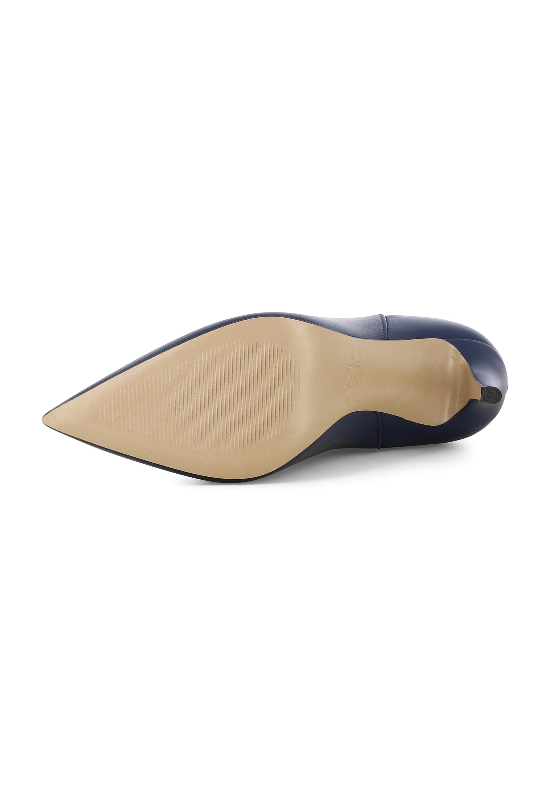 NATALIA Damen Stiefelette - Glattleder Dunkelblau