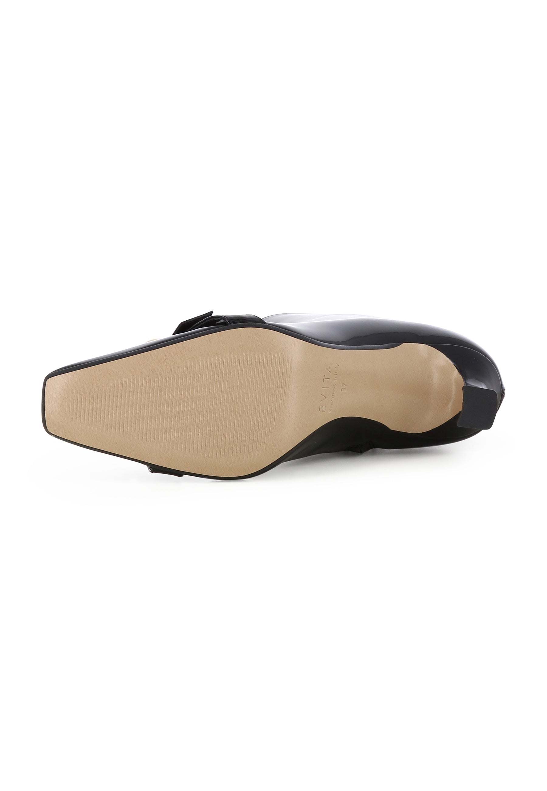 CARMELA Damen Stiefelette - Lackleder Schwarz