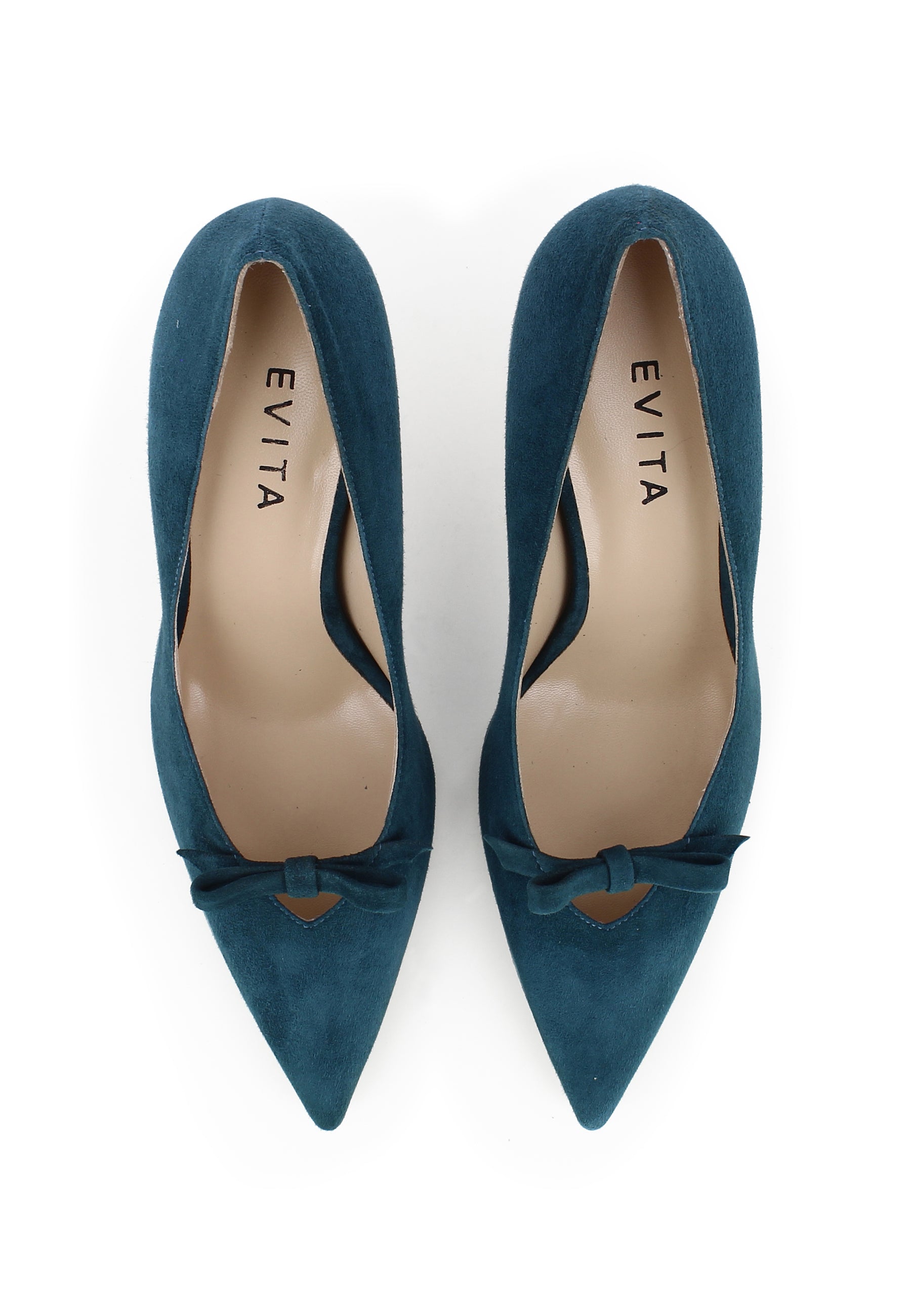 PENELOPE Damen Pumps - Rauleder Petrol