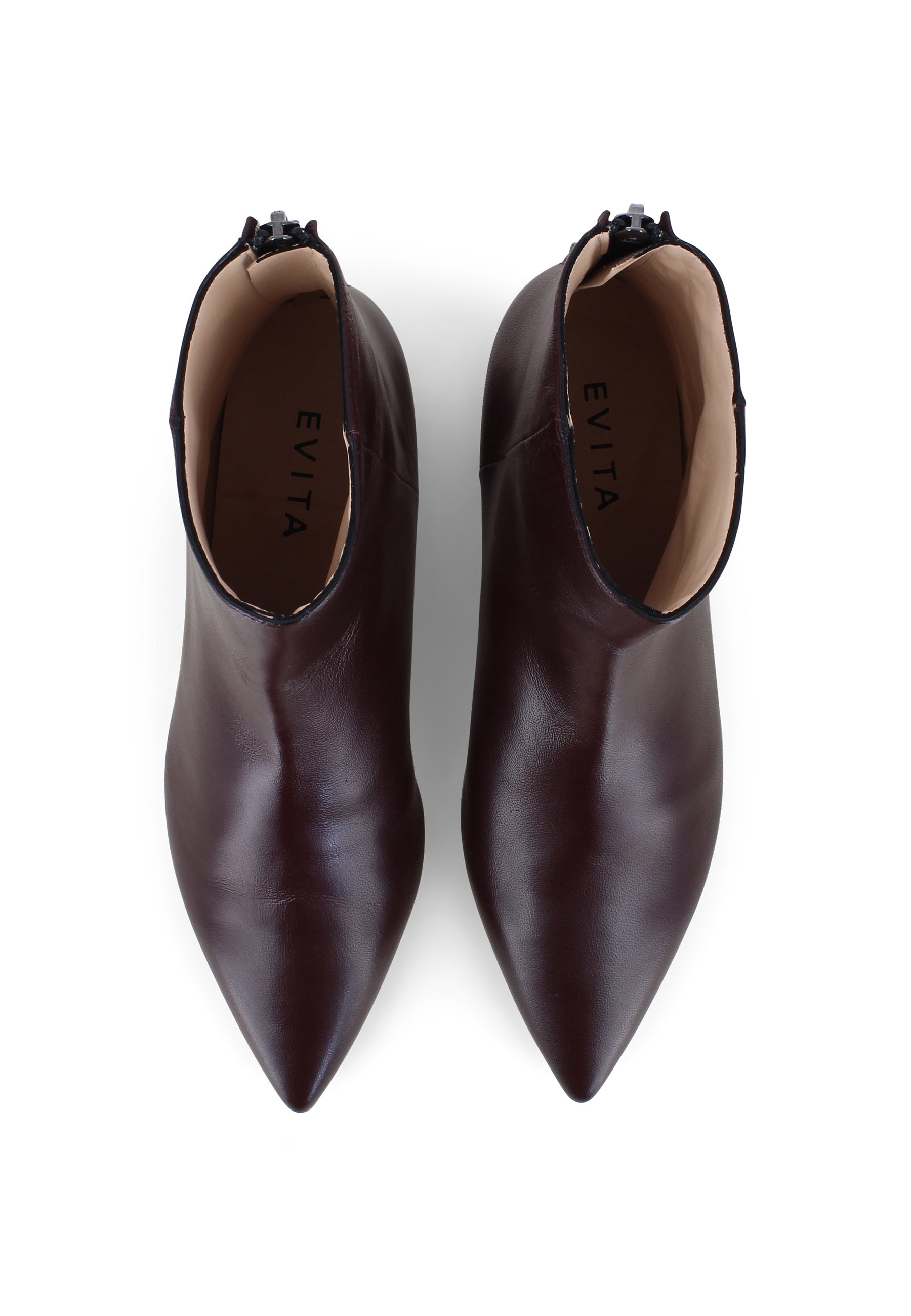 FRANCA Damen Stiefelette - Glattleder Bordeaux