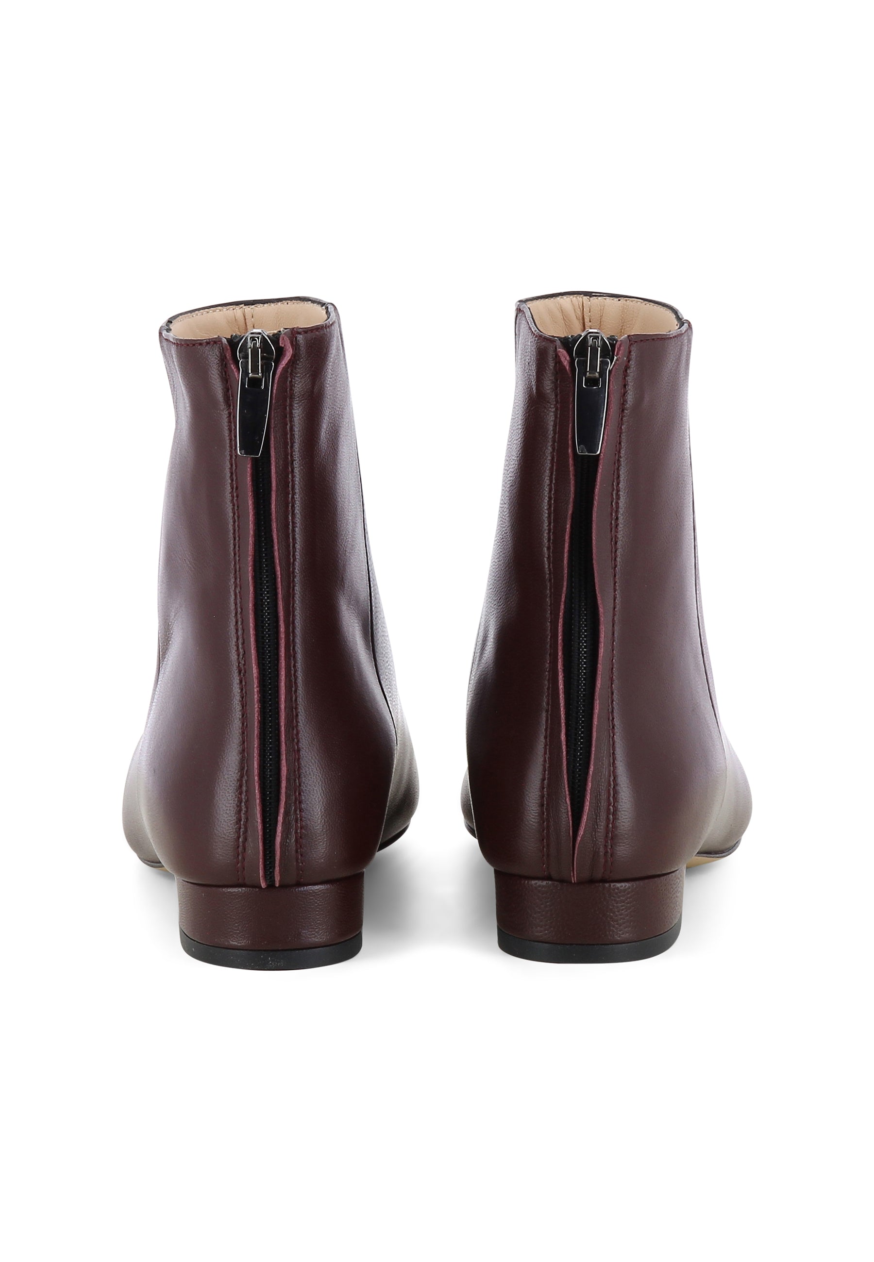 FRANCA Damen Stiefelette - Glattleder Bordeaux