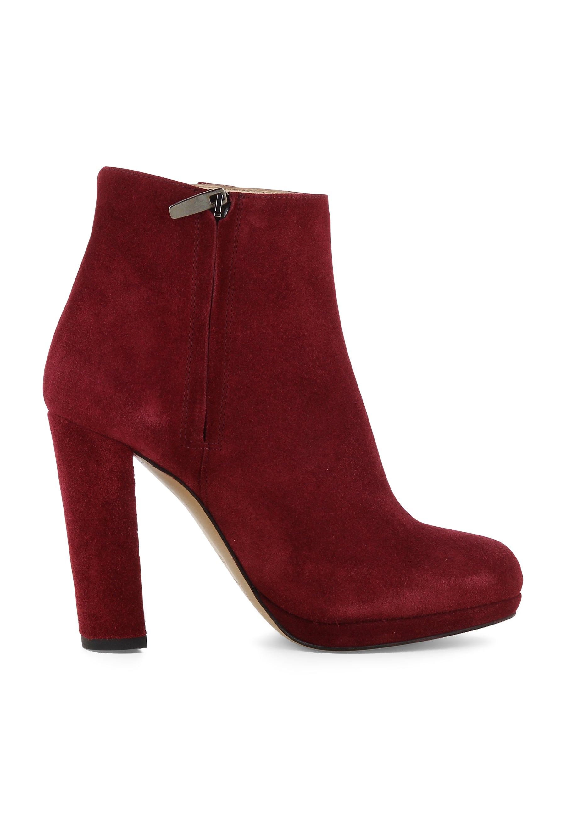 CRISTINA Damen Stiefelette - Rauleder Bordeaux