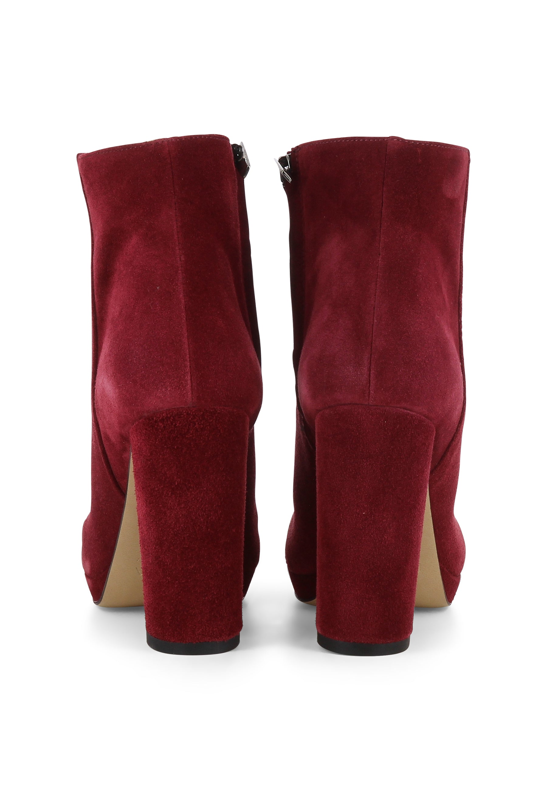 CRISTINA Damen Stiefelette - Rauleder Bordeaux