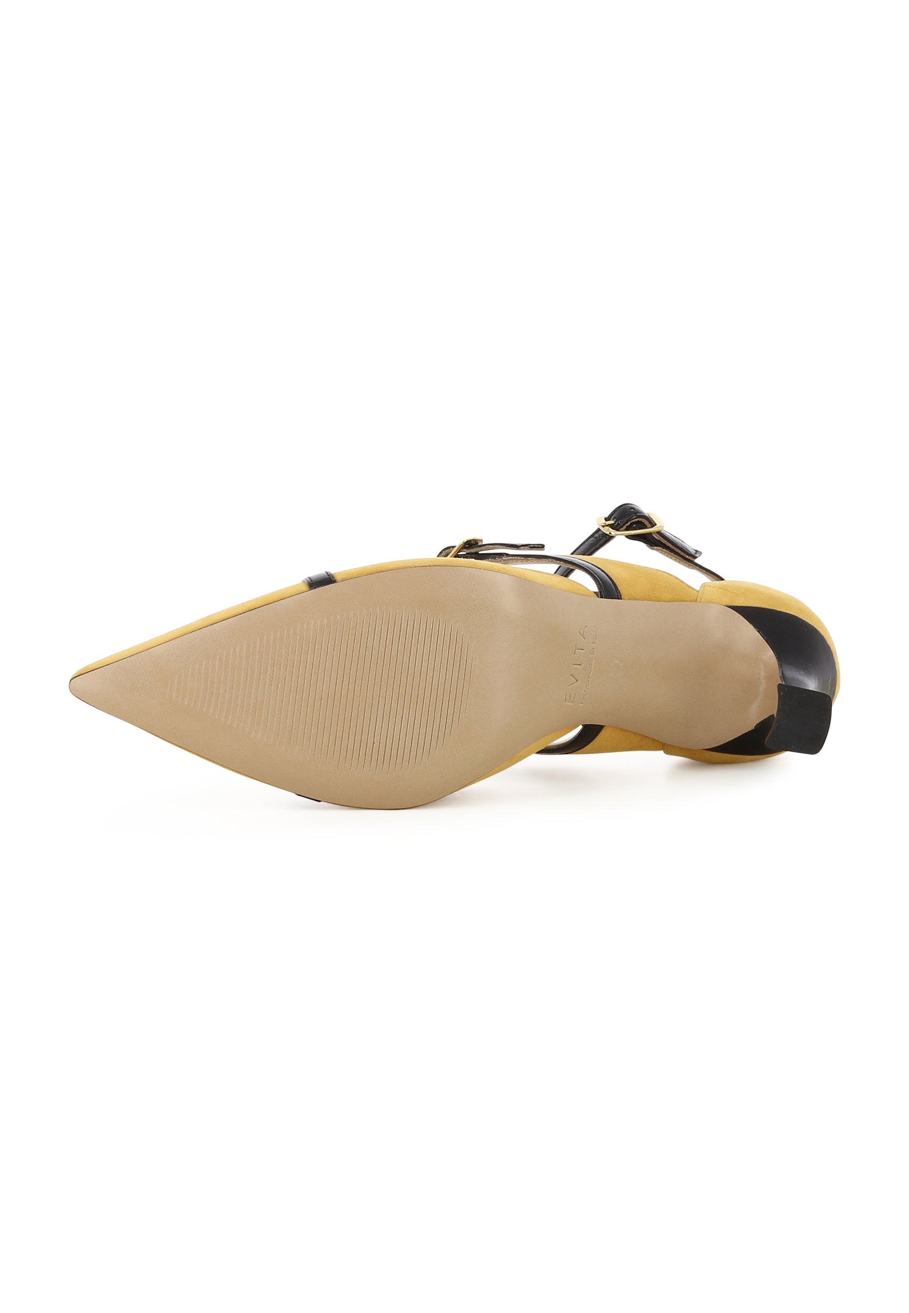 PENELOPE Damen Pumps Halboffen - Rauleder Senf