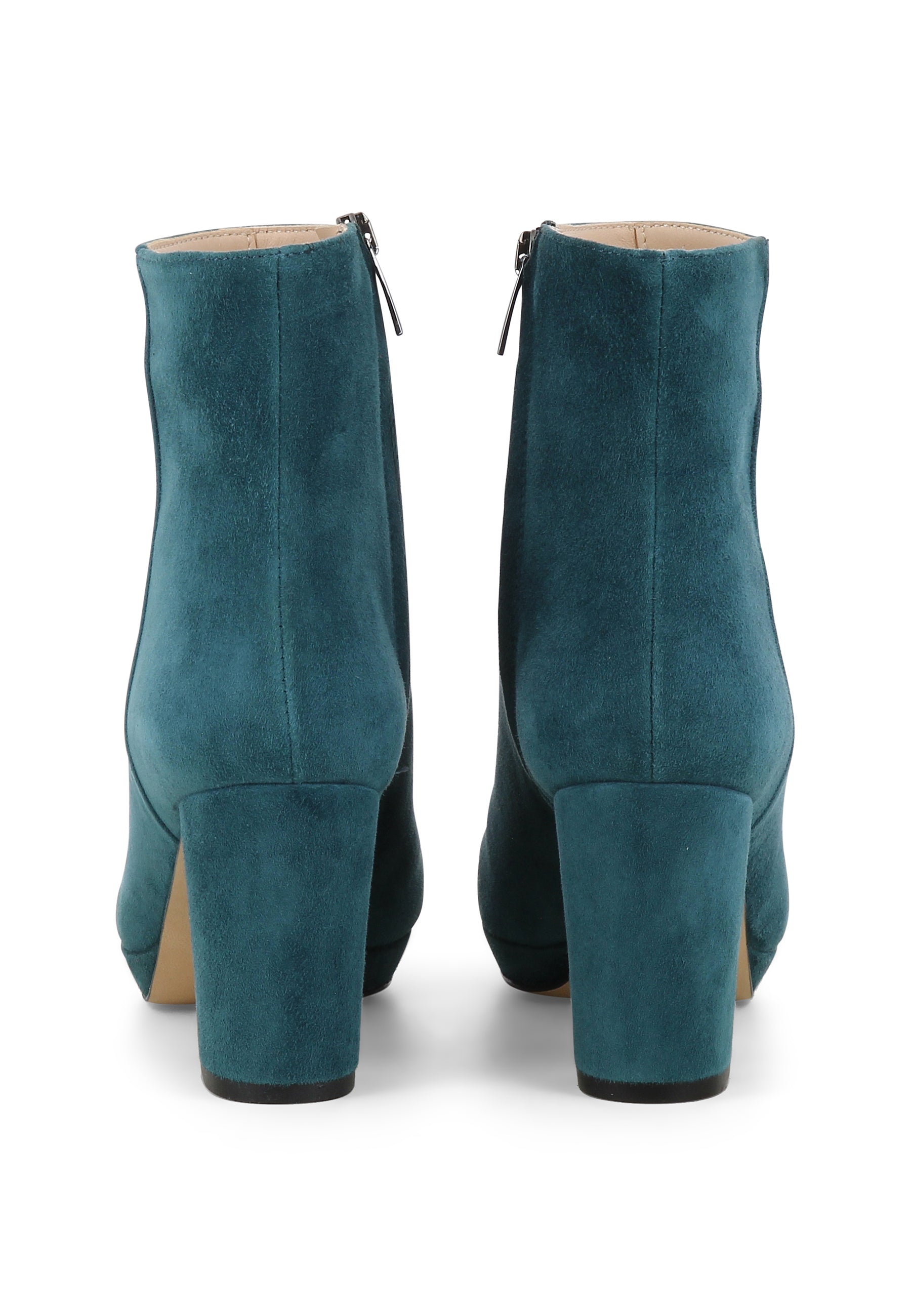 BIANCA Damen Stiefelette - Rauleder Petrol