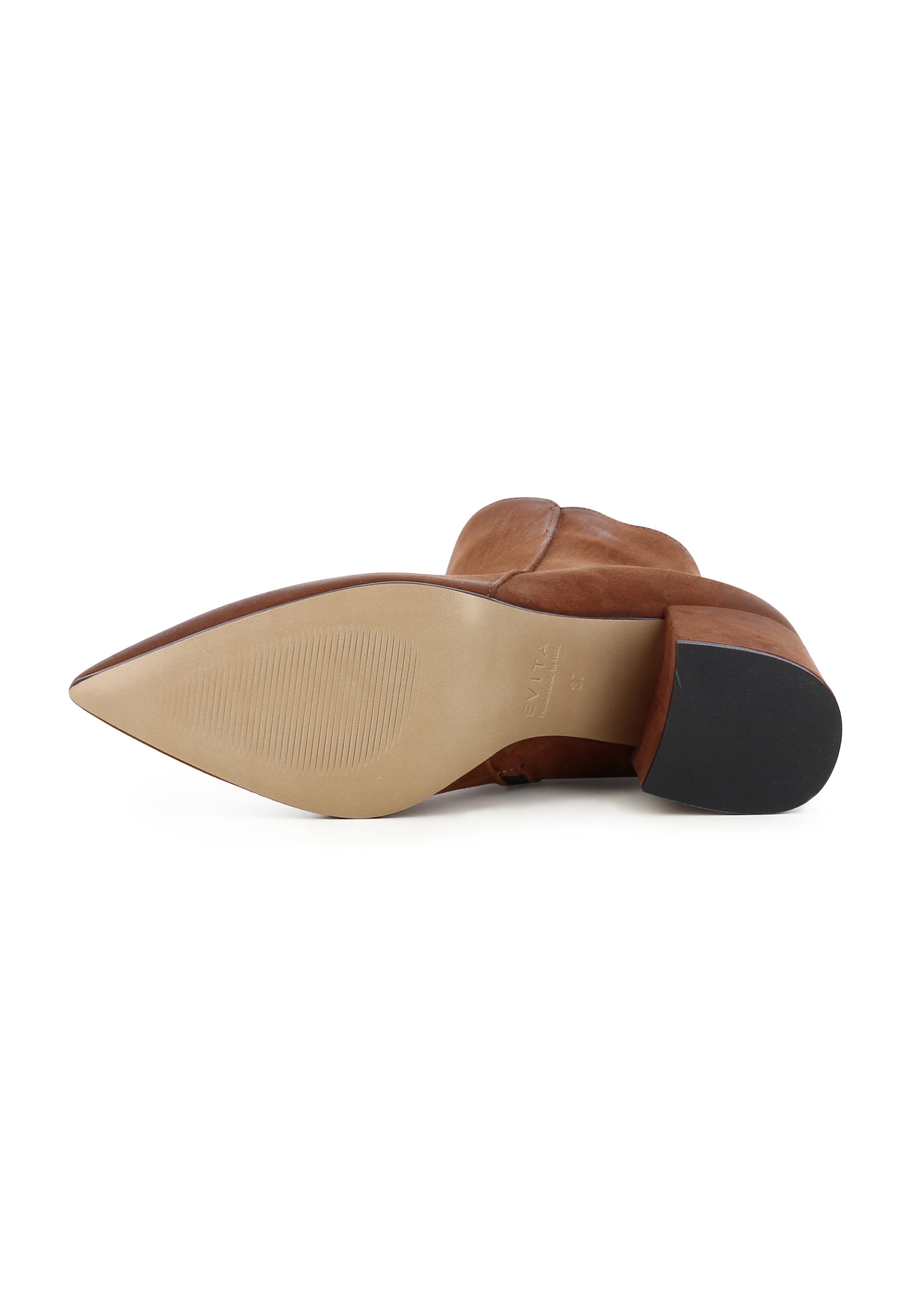 DARIANA Damen Stiefelette - Nubukleder Braun