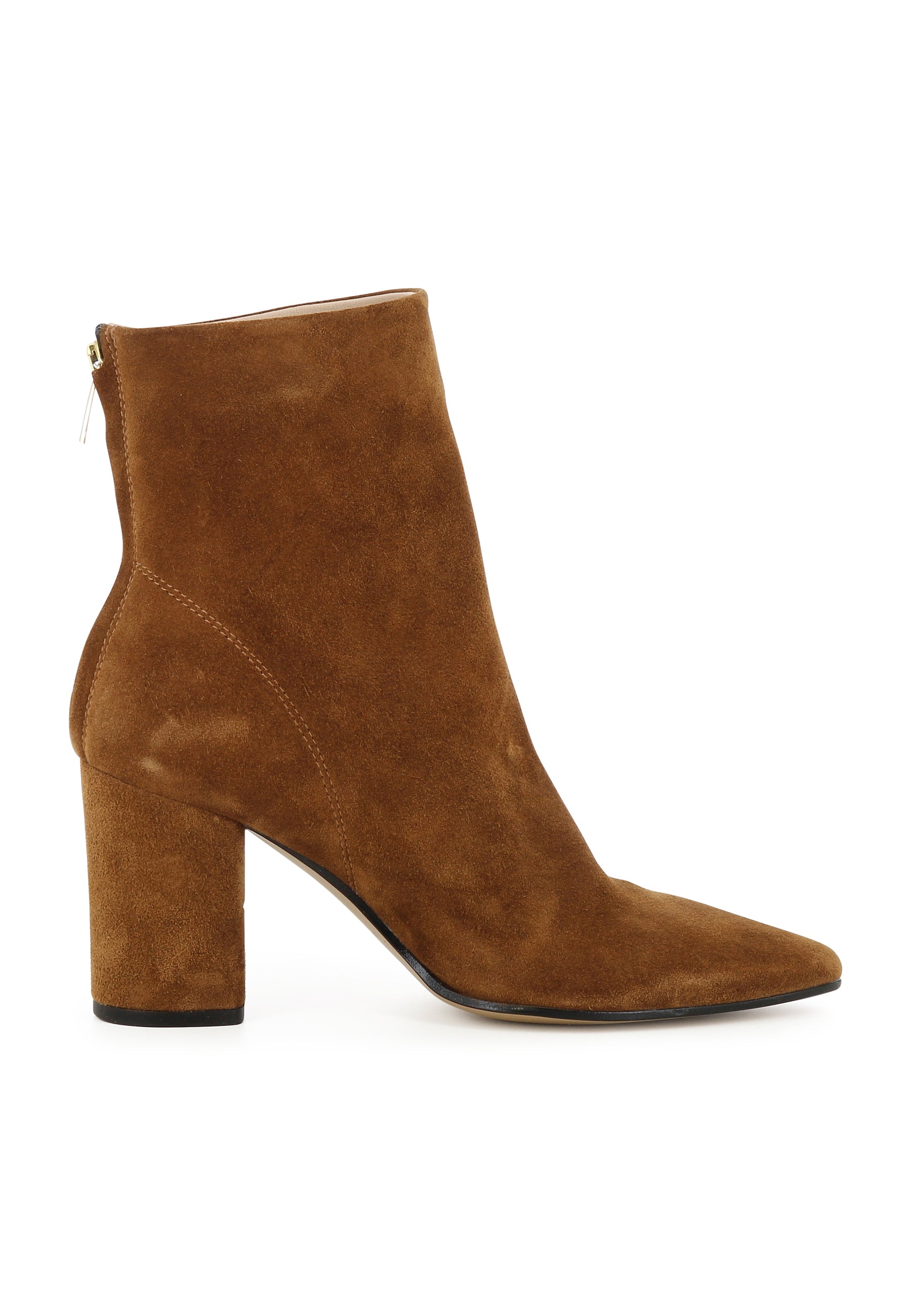 IDA Damen Stiefelette - Rauleder Hellbraun