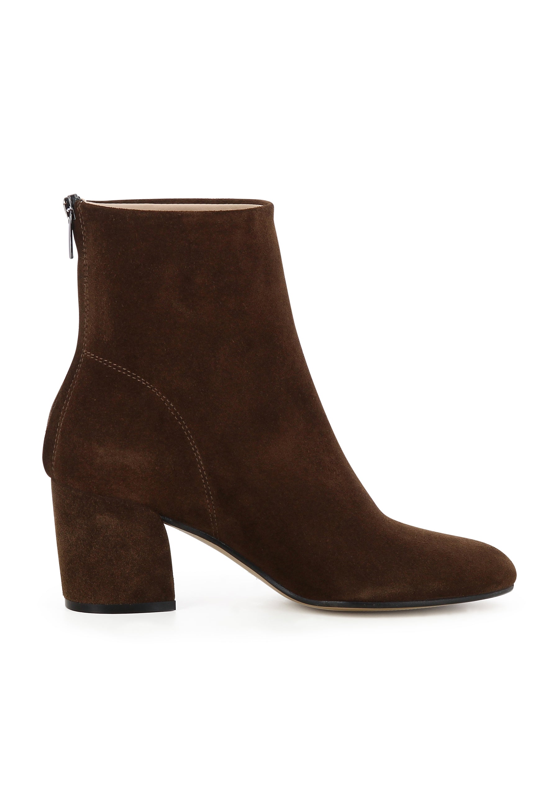 Damen Stiefelette - Rauleder Dunkelbraun
