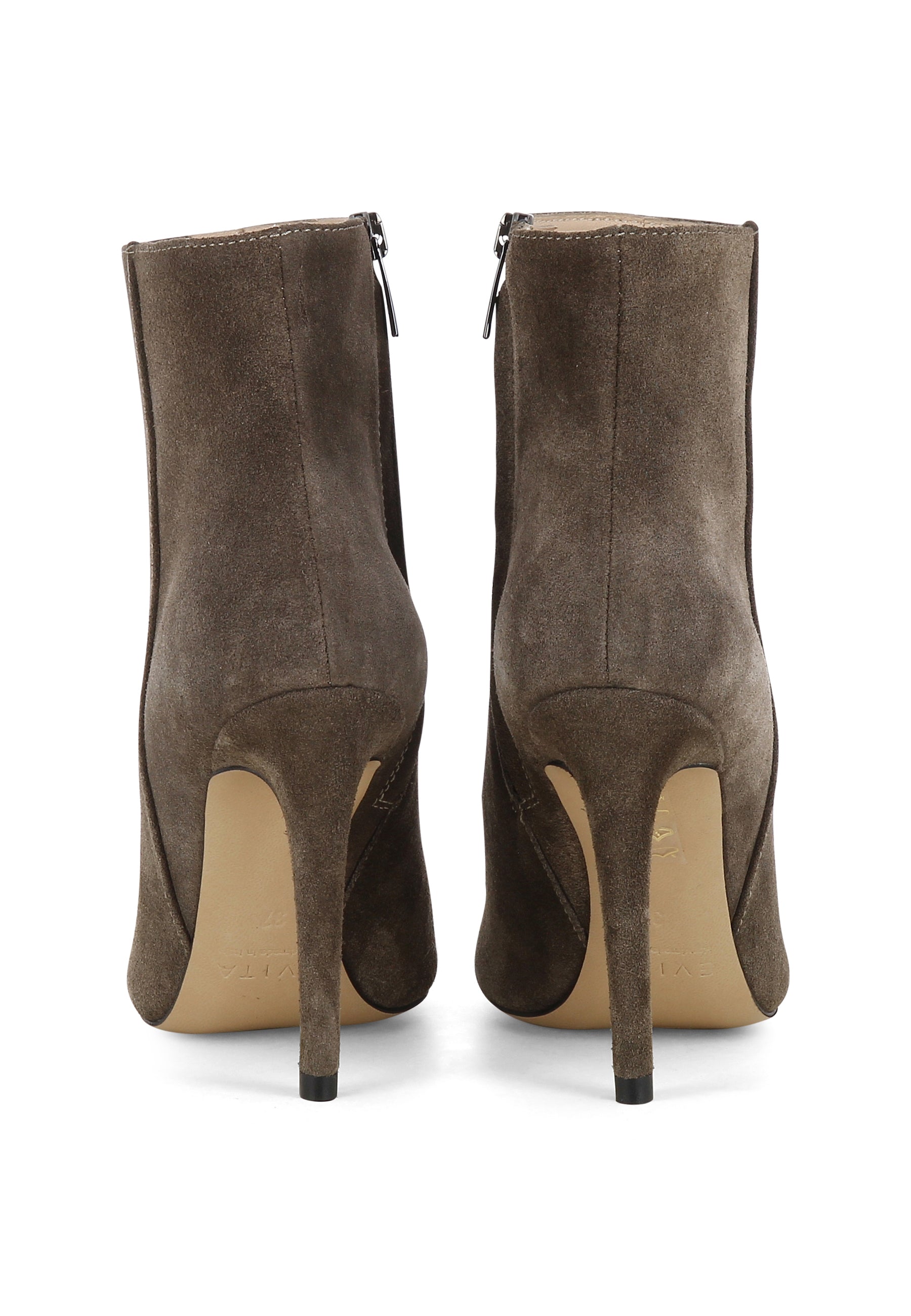 ALINA Damen Stiefelette - Rauleder Fango