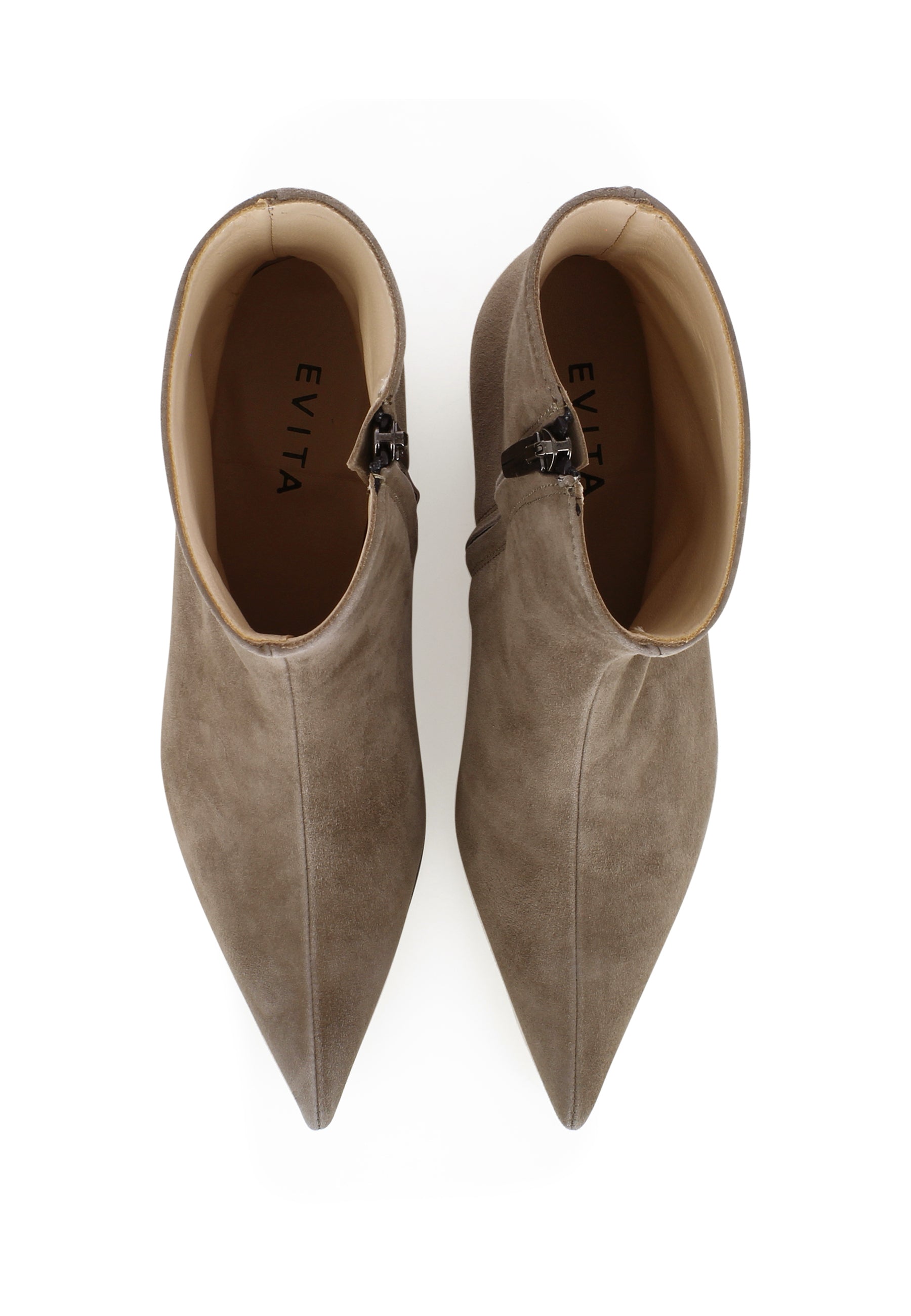 ROSALBA Damen Stiefelette - Rauleder Braun