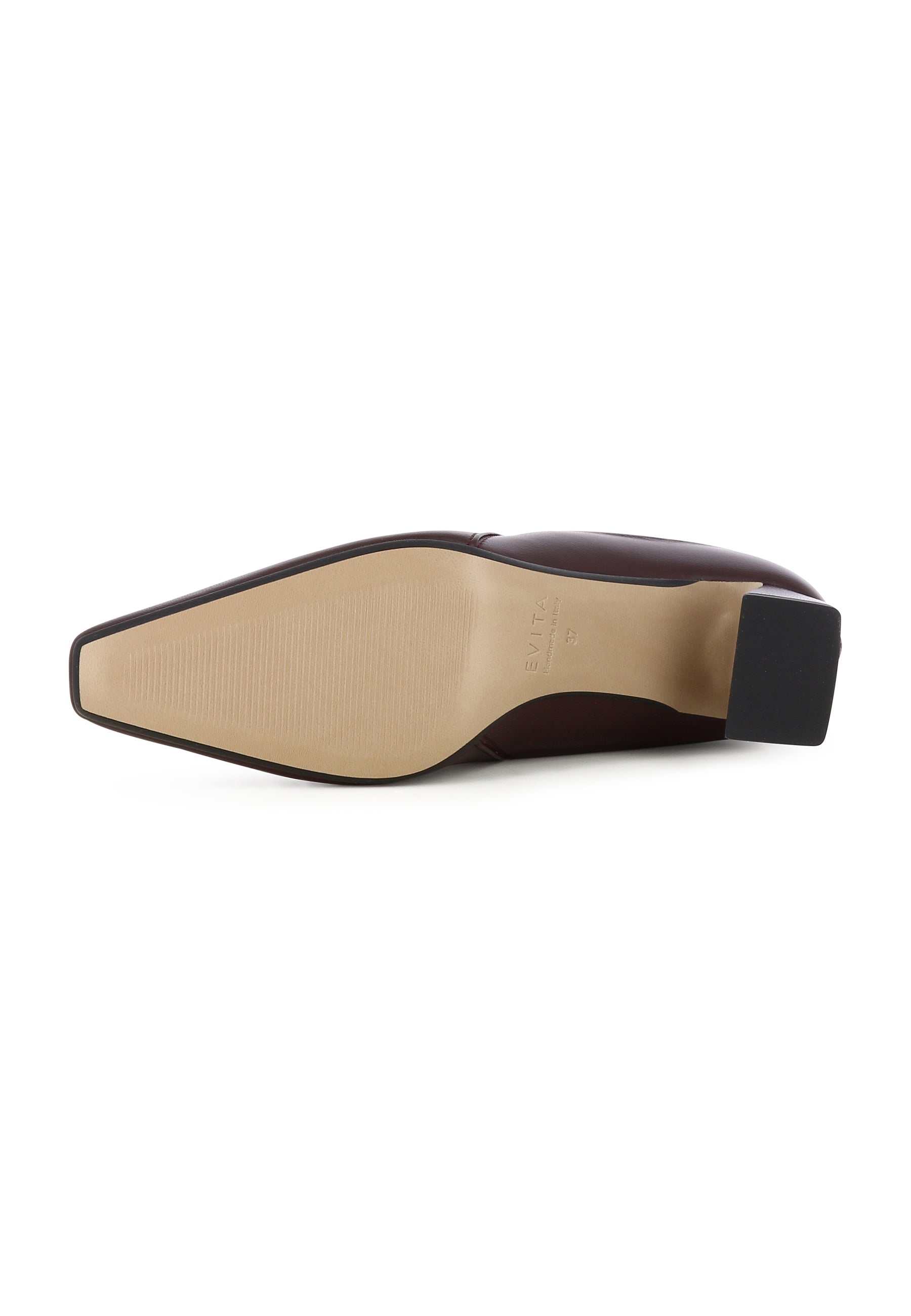 VANESSA Damen Stiefelette - Glattleder Bordeaux