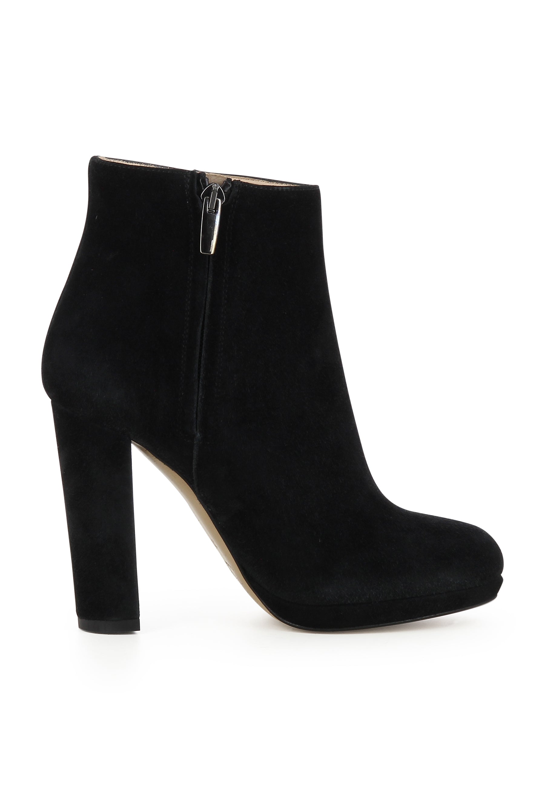 CRISTINA Damen Stiefelette - Rauleder Schwarz