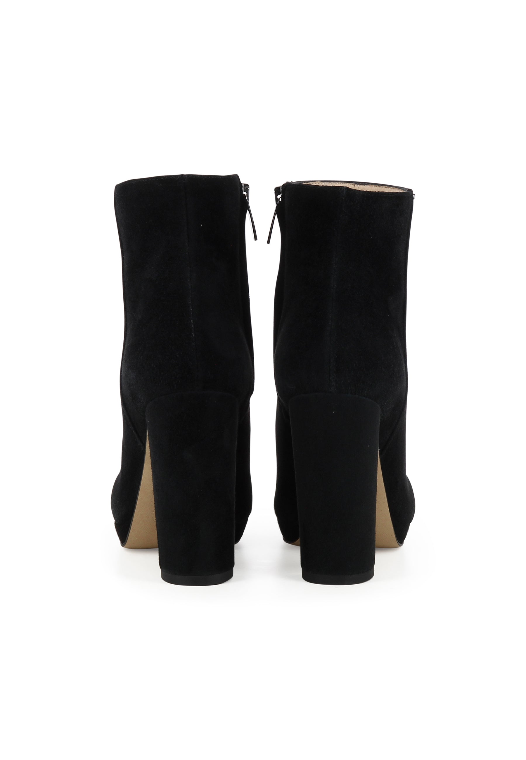 CRISTINA Damen Stiefelette - Rauleder Schwarz