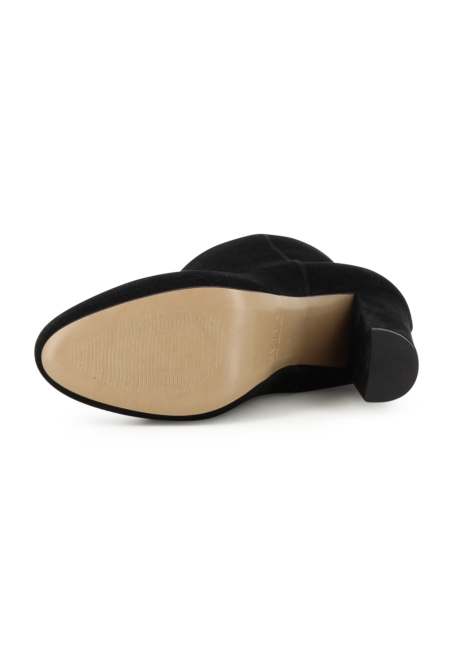 CRISTINA Damen Stiefelette - Rauleder Schwarz