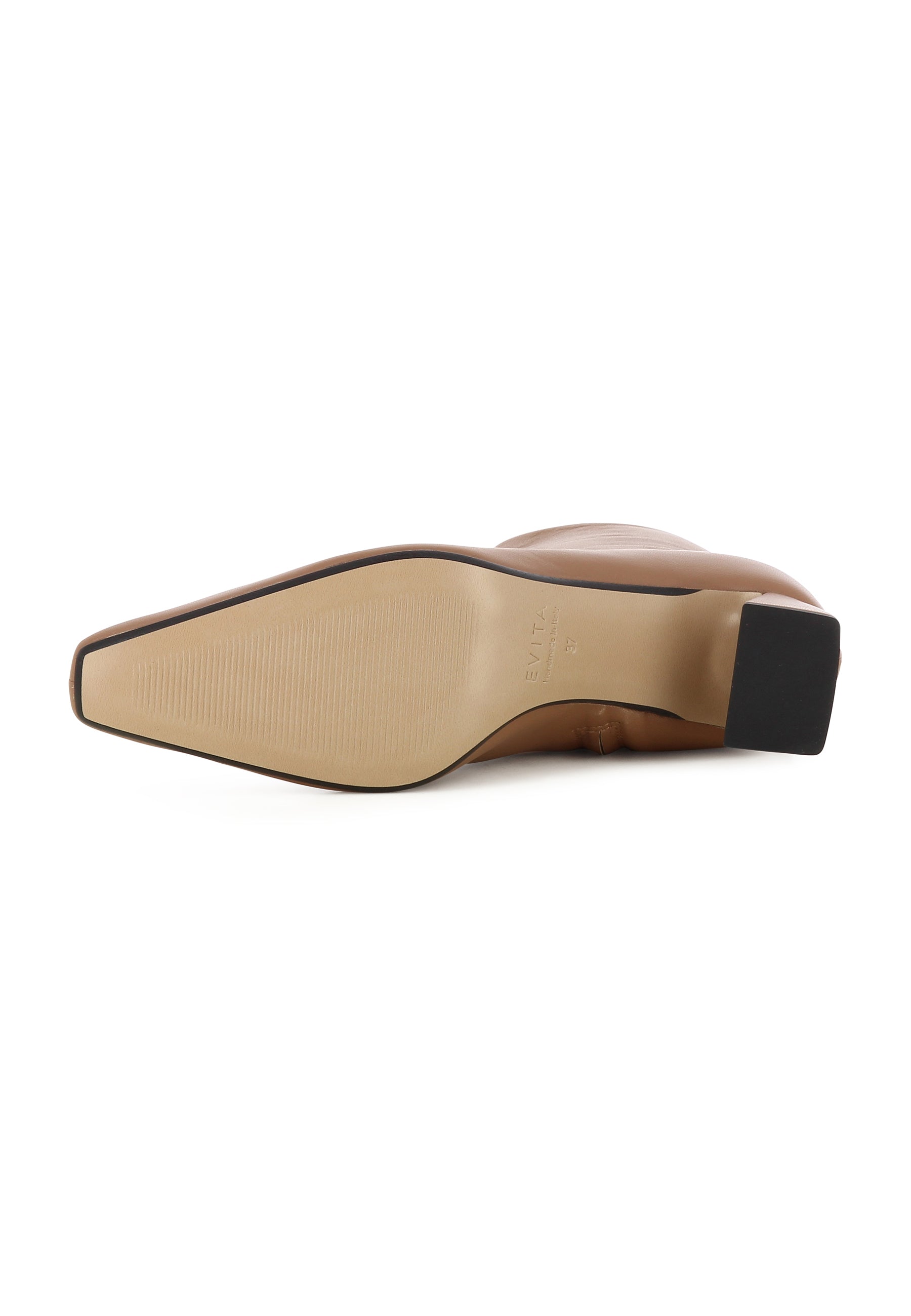 VANESSA Damen Stiefelette - Glattleder Hellbraun