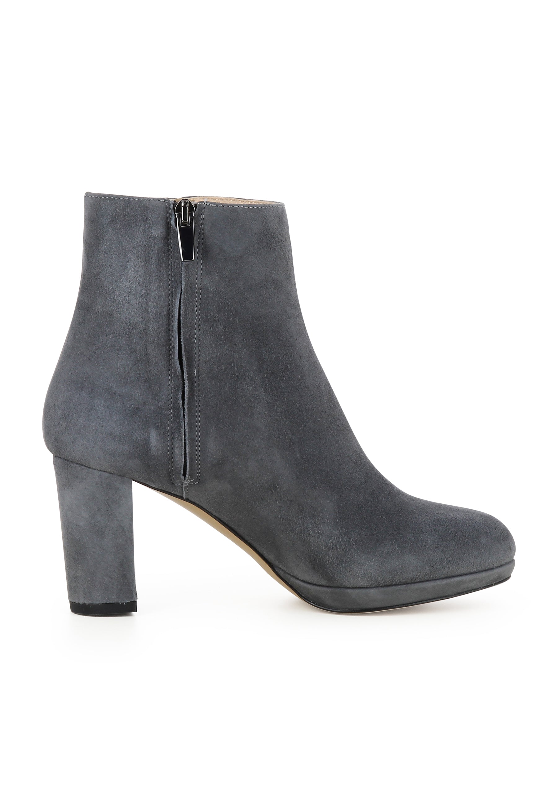 BIANCA Damen Stiefelette - Rauleder Grau