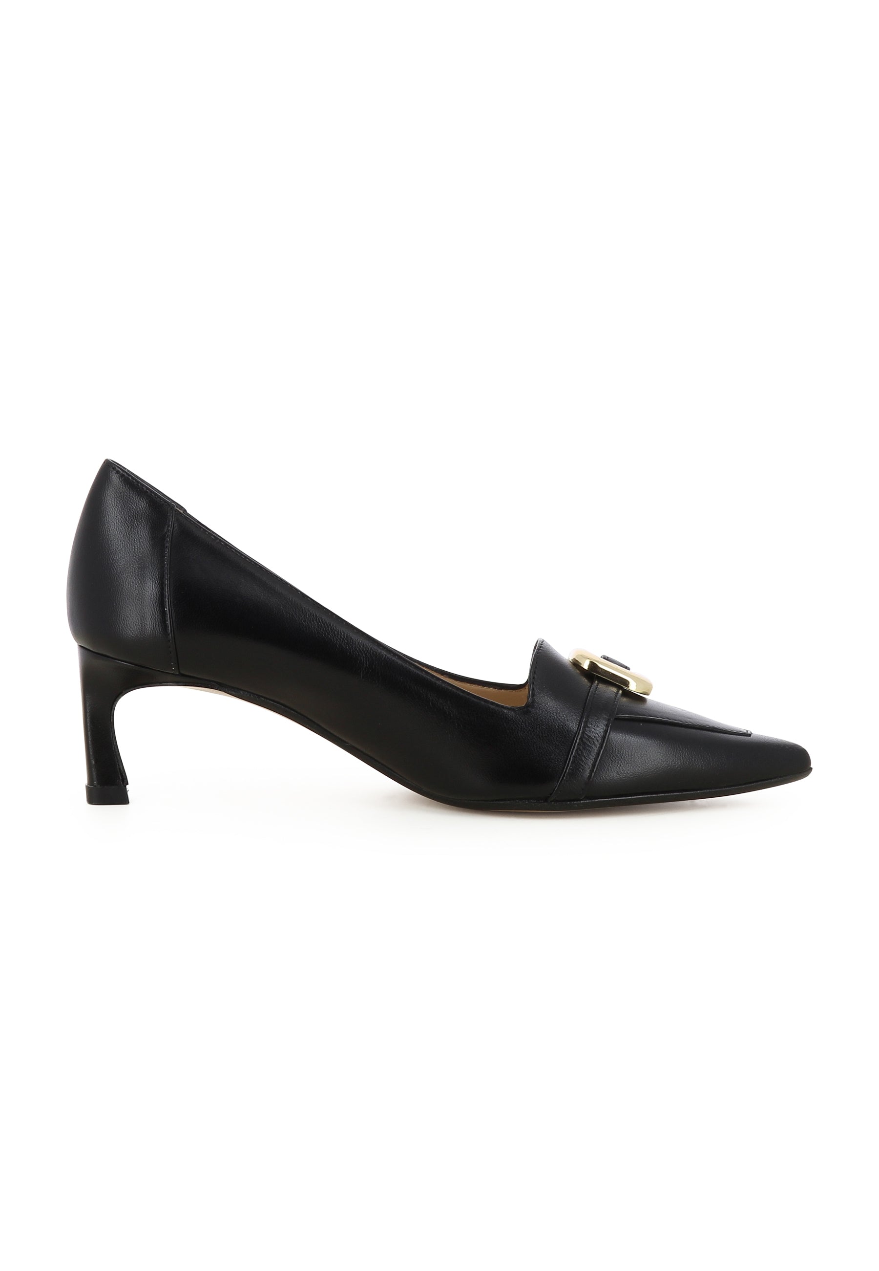 PERLA Damen Pumps - Glattleder Schwarz